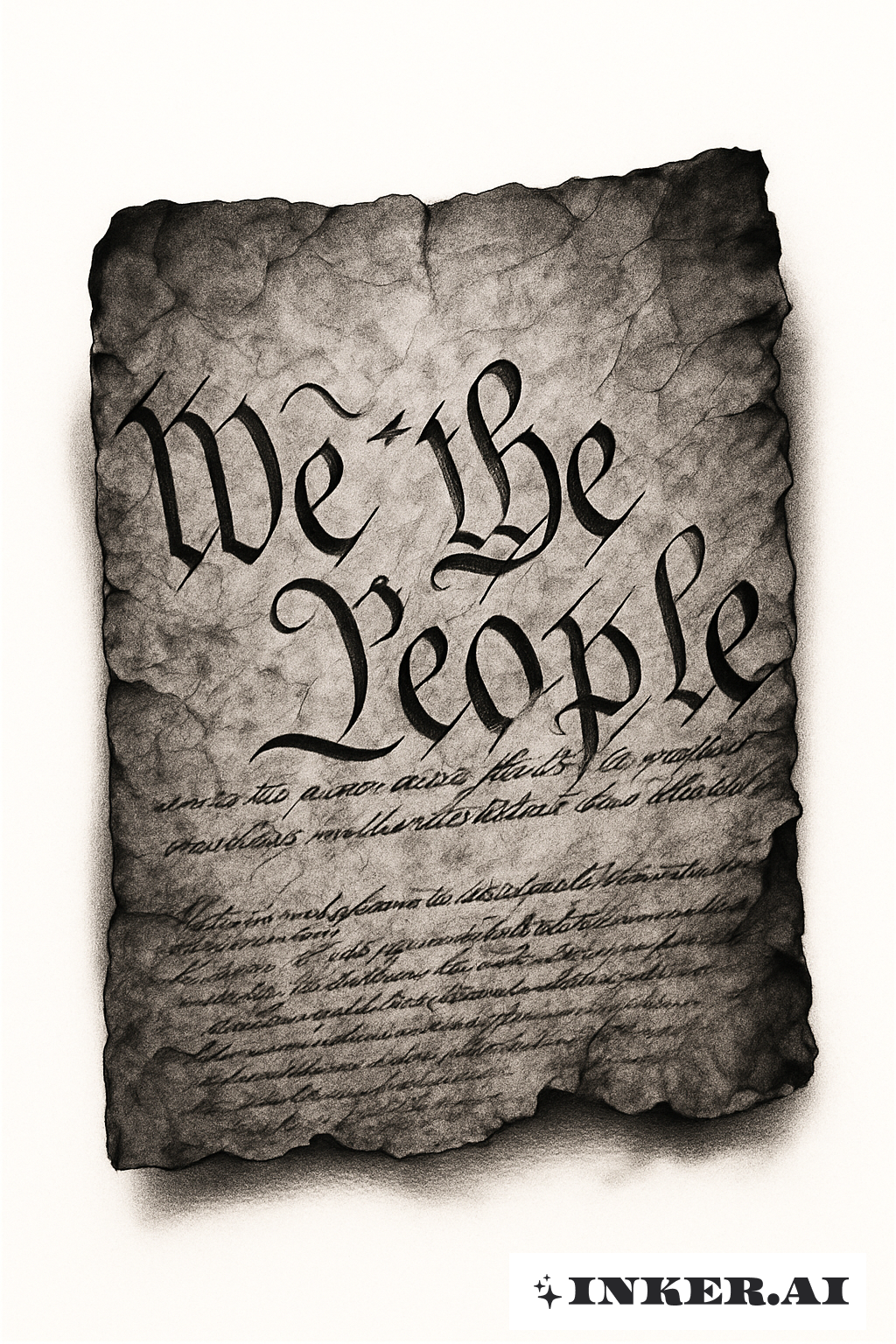 年代久遠的《我們人民》憲法羊皮紙