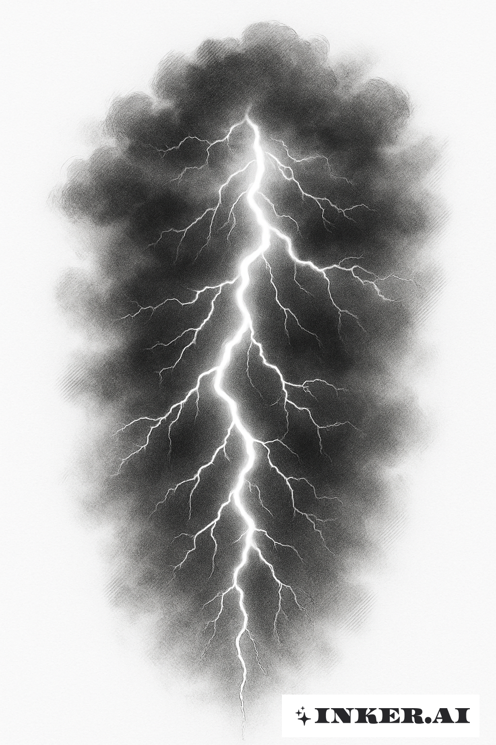 鮮やかな稲妻の閃光