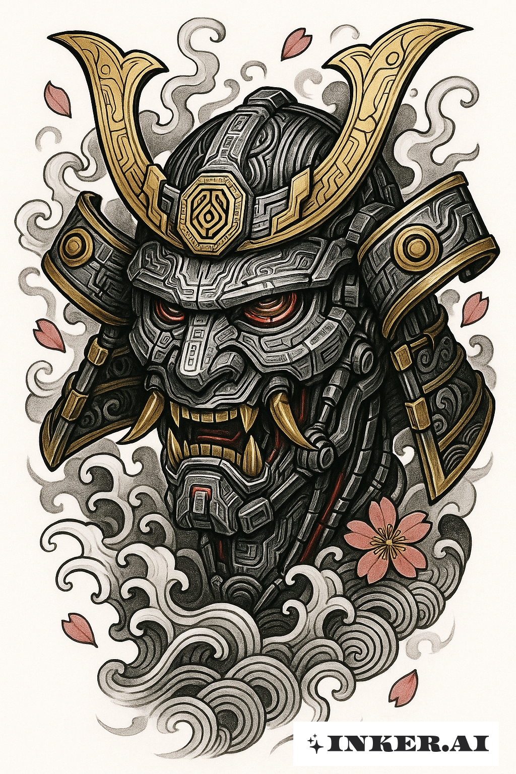 Mecha Samurai's Cyber Sigilism Mask