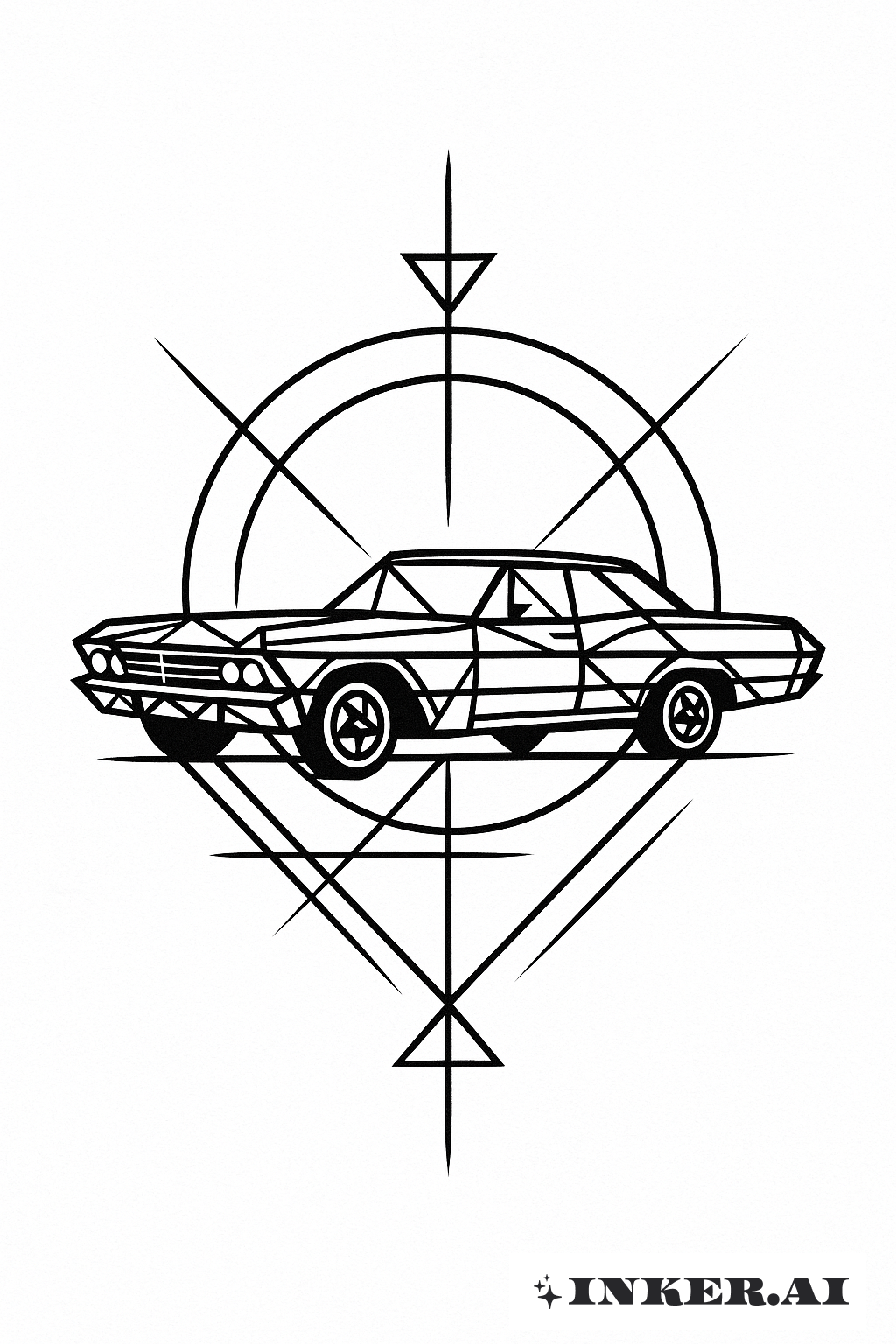 Der Übernatürliche Impala als Geometrisches Konstrukt