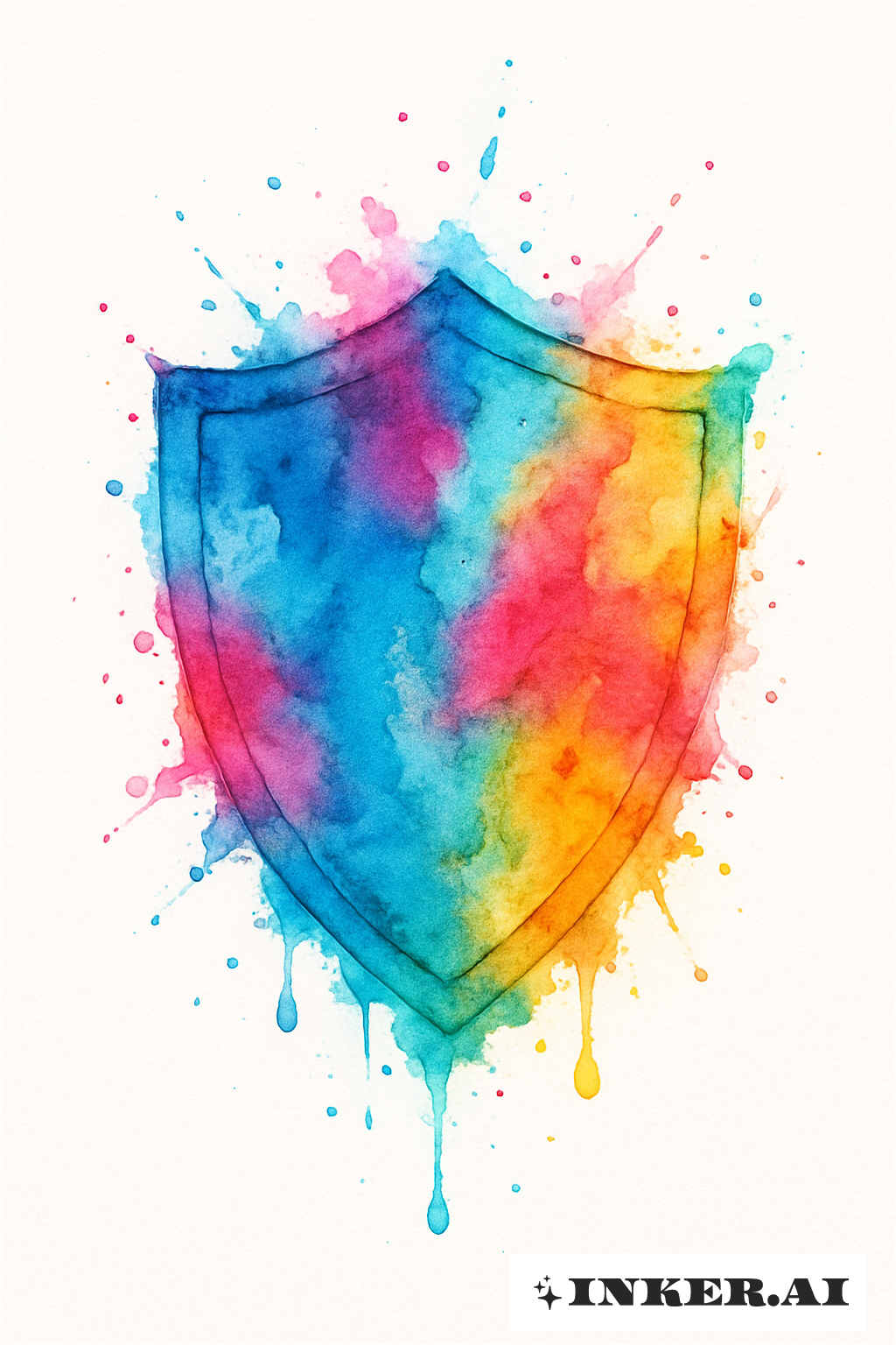 Hegseths Schild der gespritzten Farben