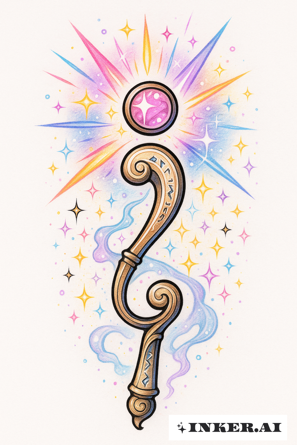 Éclat de la Baguette Magique de Point-virgule