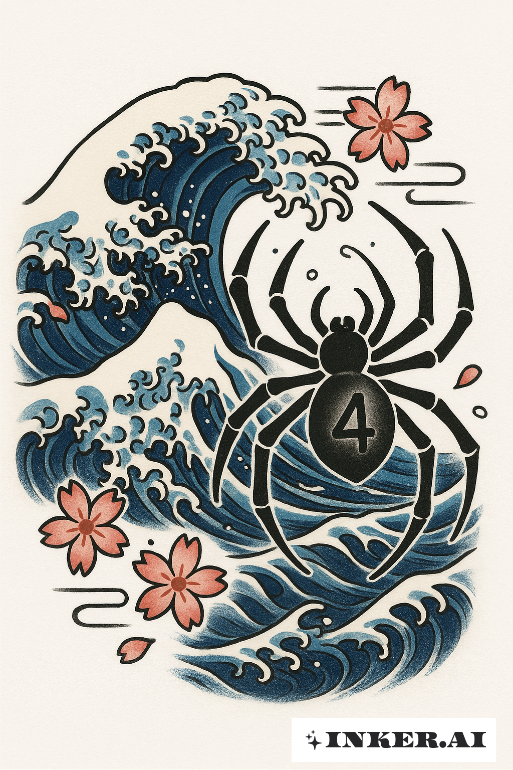 Araña del Escuadrón Fantasma y la Gran Ola