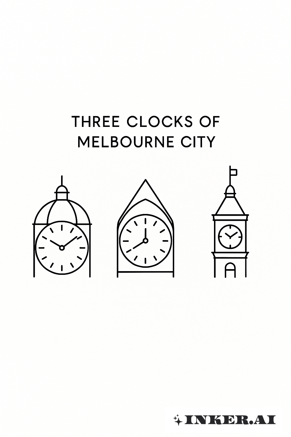 Ba Chiếc Đồng Hồ của Thành phố Melbourne