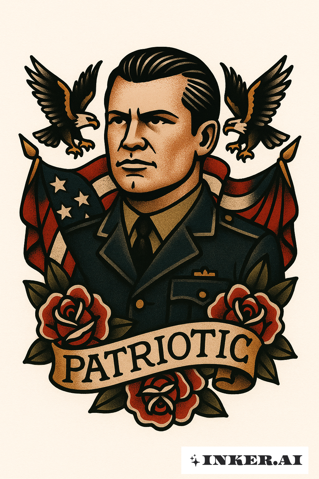 Patriotic Pete Hegseth With A Banner