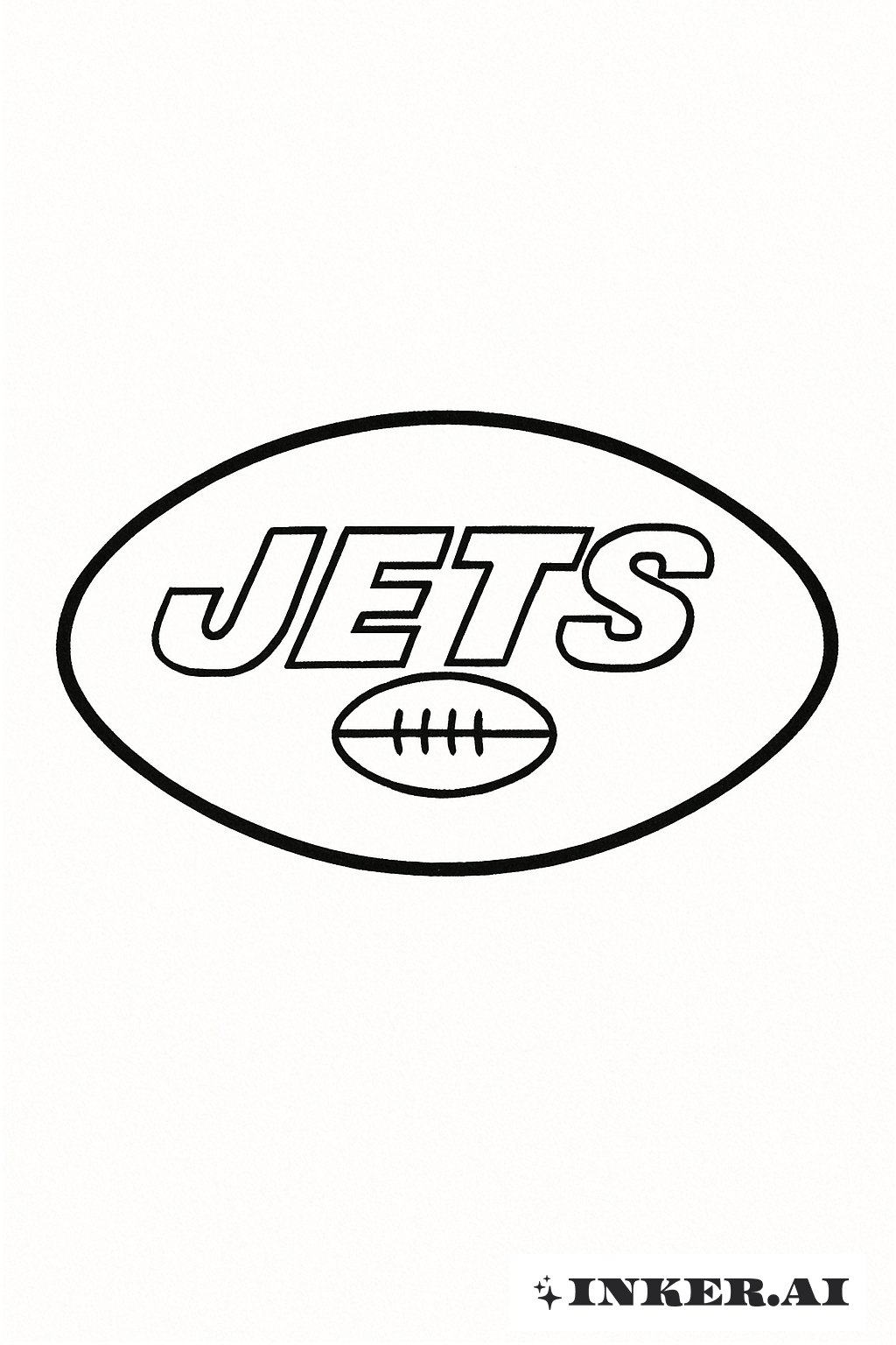 为阿龙·罗杰斯设计的喷气机队标志