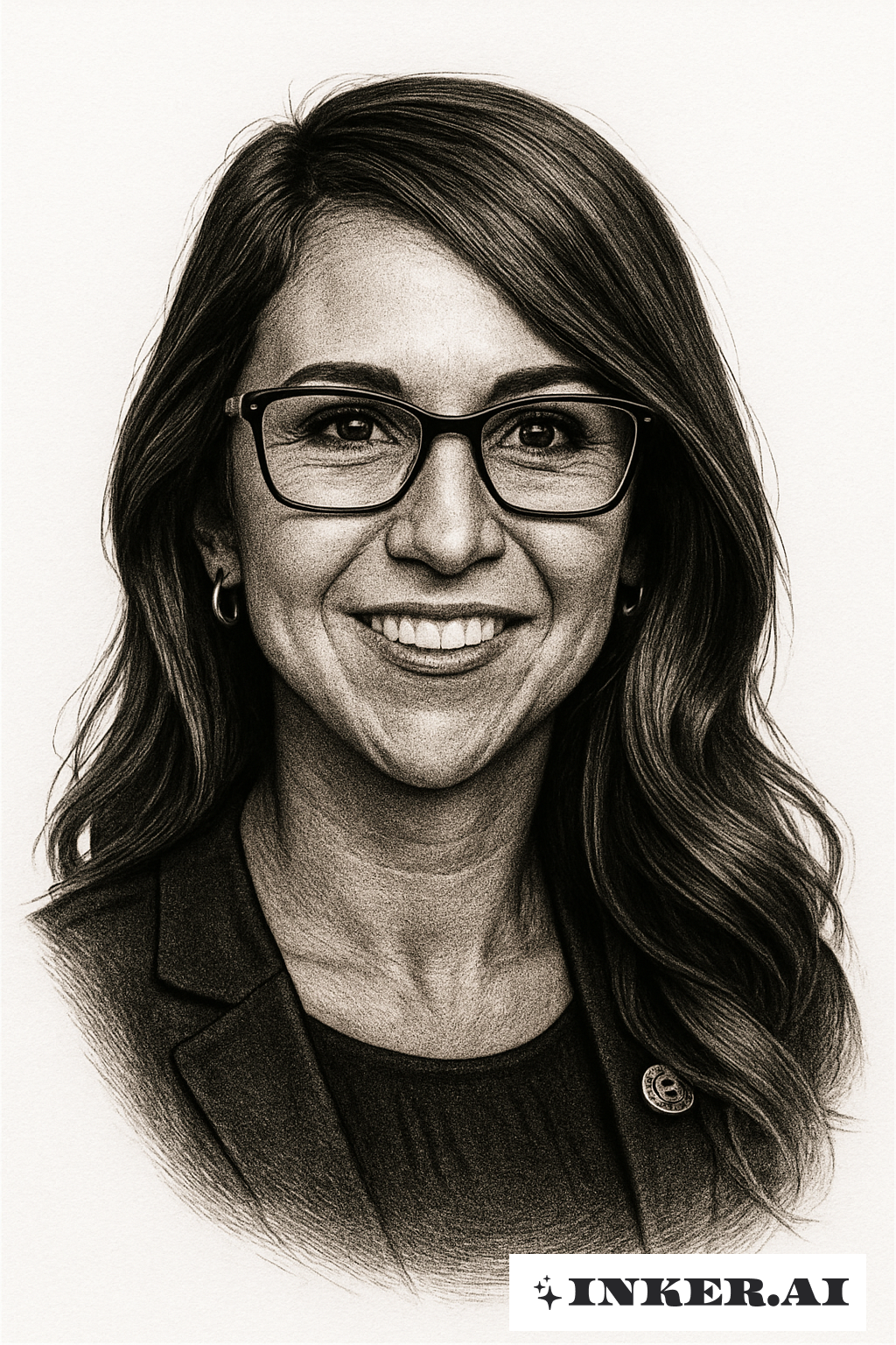 勞倫·柏博特的寫實肖像