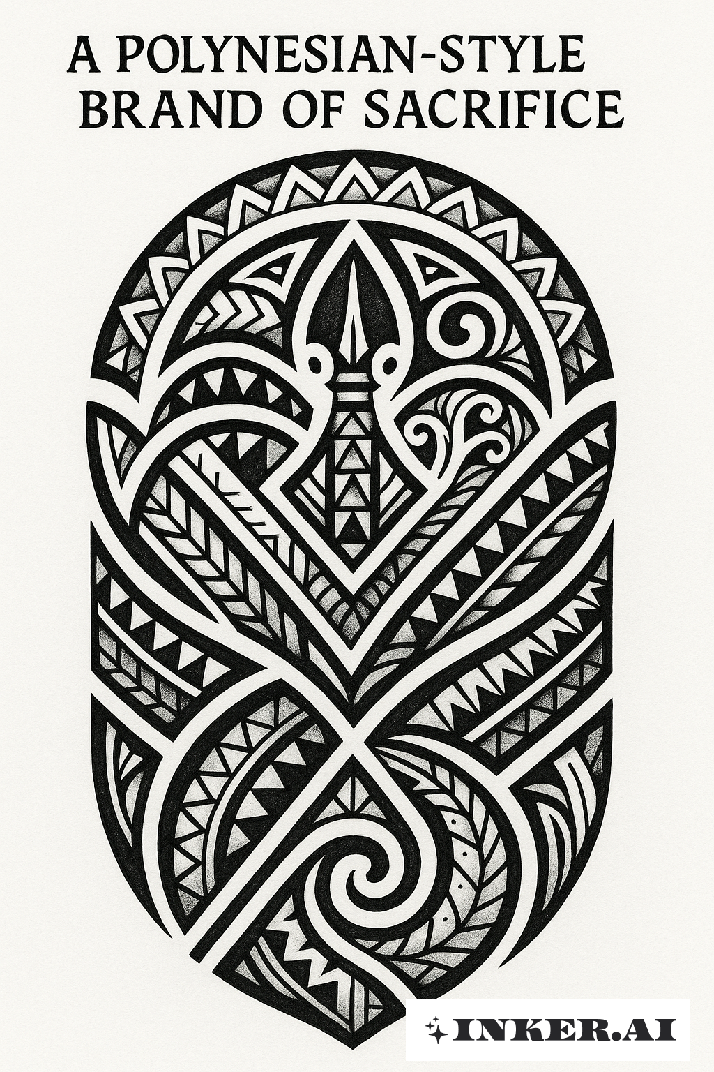 波利尼西亚风格的献祭品牌