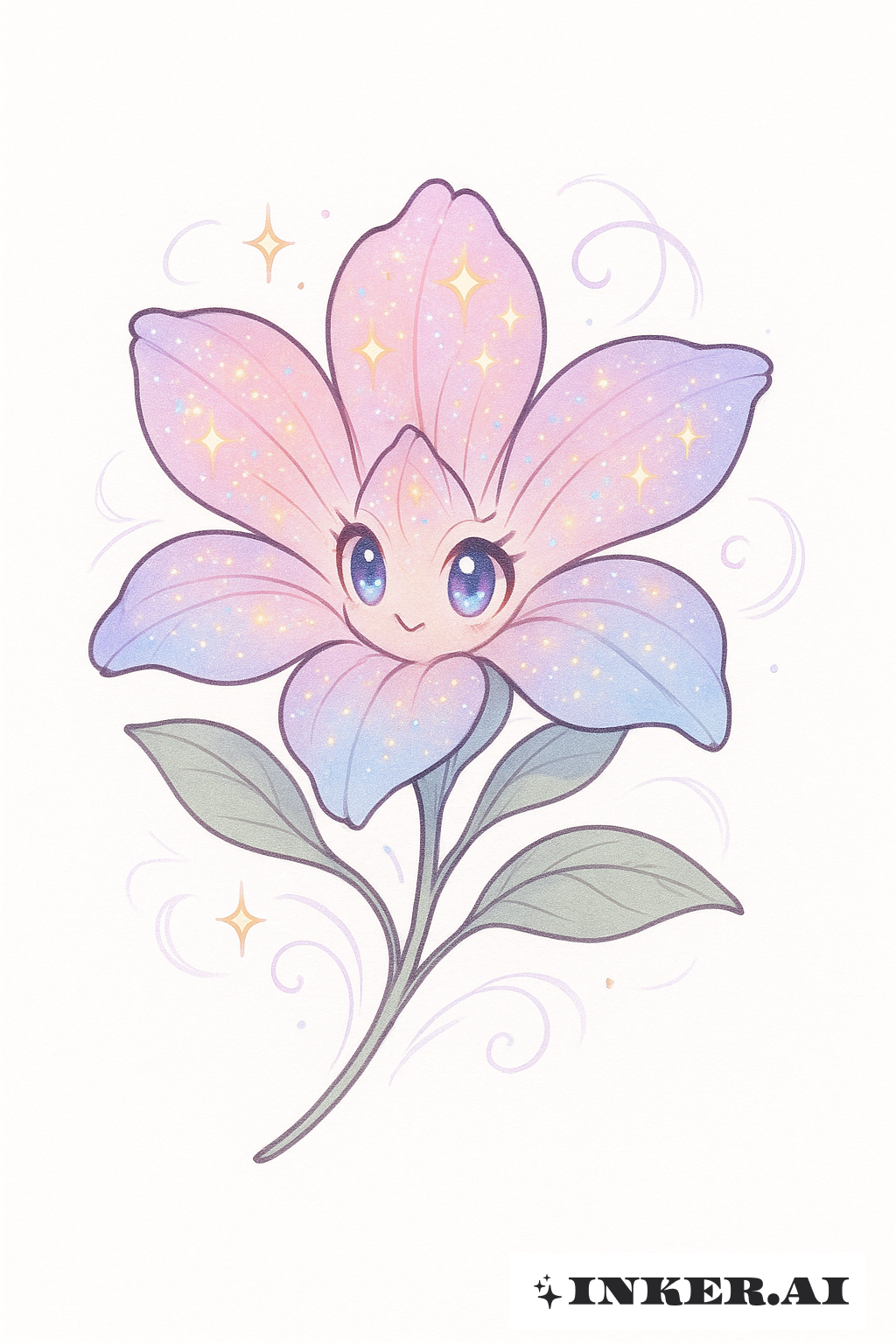 輝く花びらの魔法のシャクナゲ