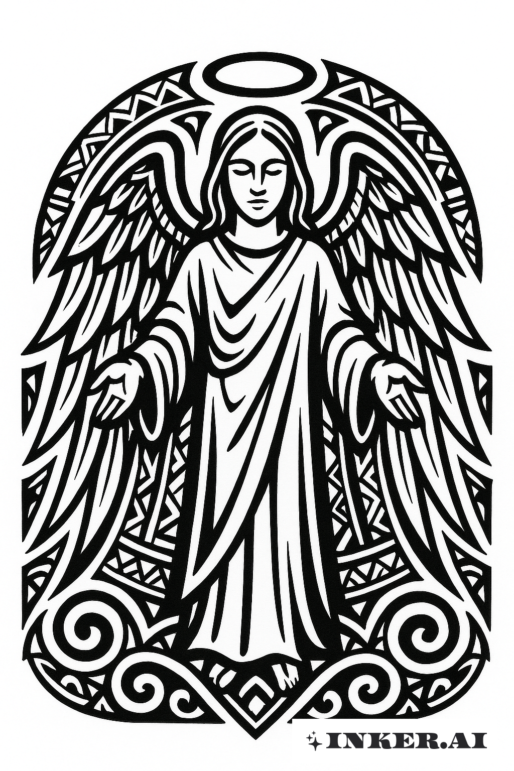 Guardian Angel's Protective Polynesian Pattern