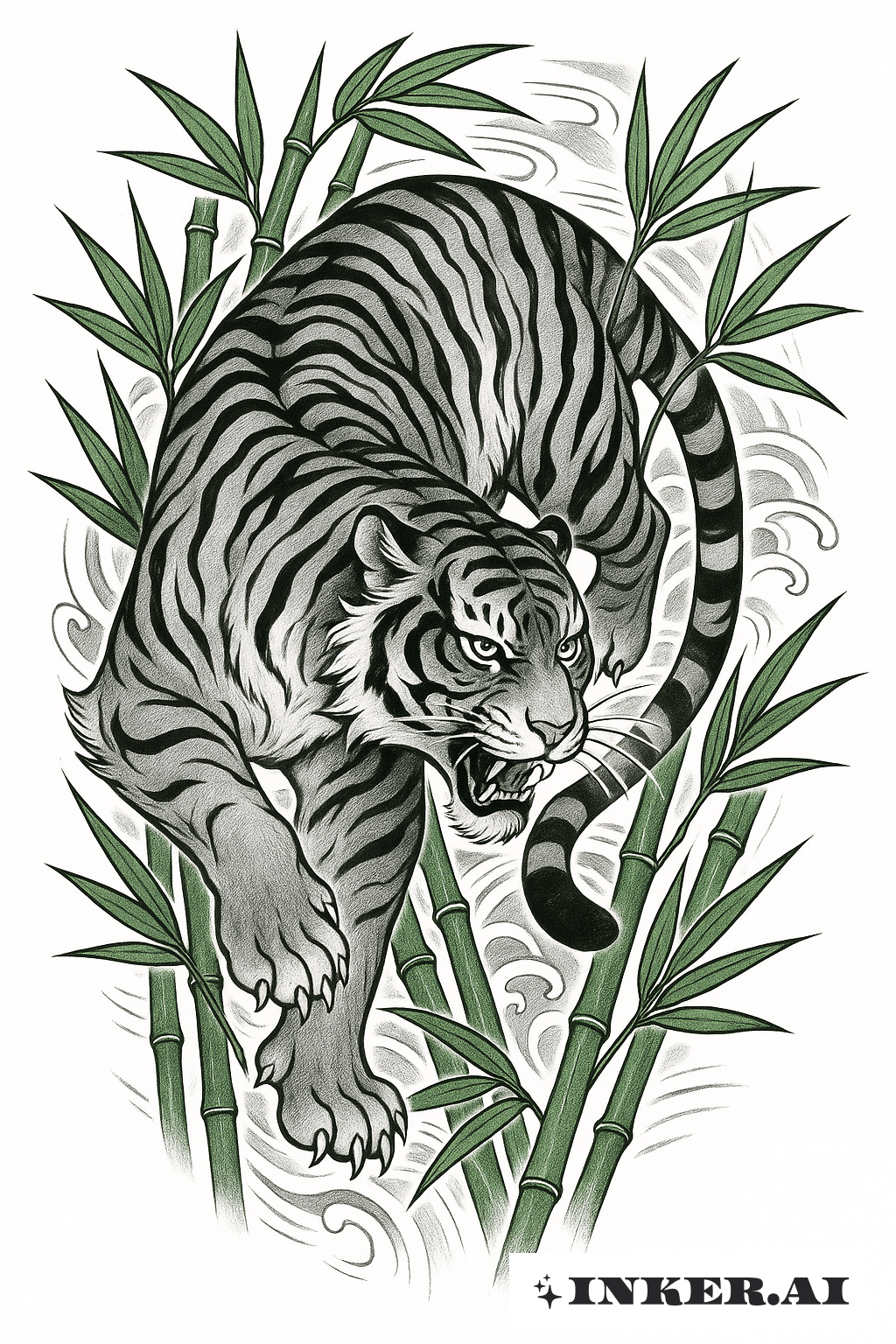 Logotipos de camiseta: tigre japonés, arte japonés Yakuza fondo de pantalla  del teléfono | Pxfuel, image size:1024x1536