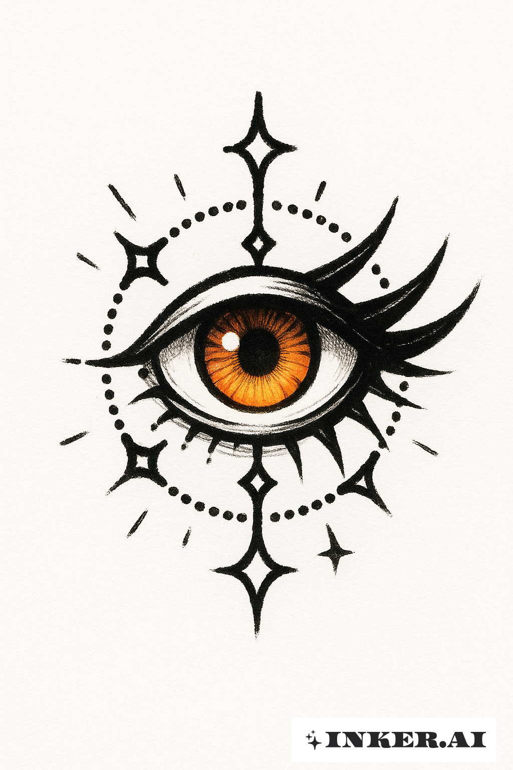 O Selo do Olho Amaldiçoado de Stick And Poke