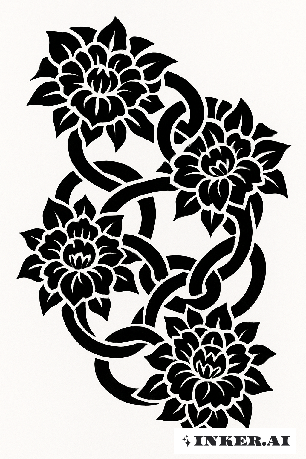 Interlocking Tribal Marigold Chain