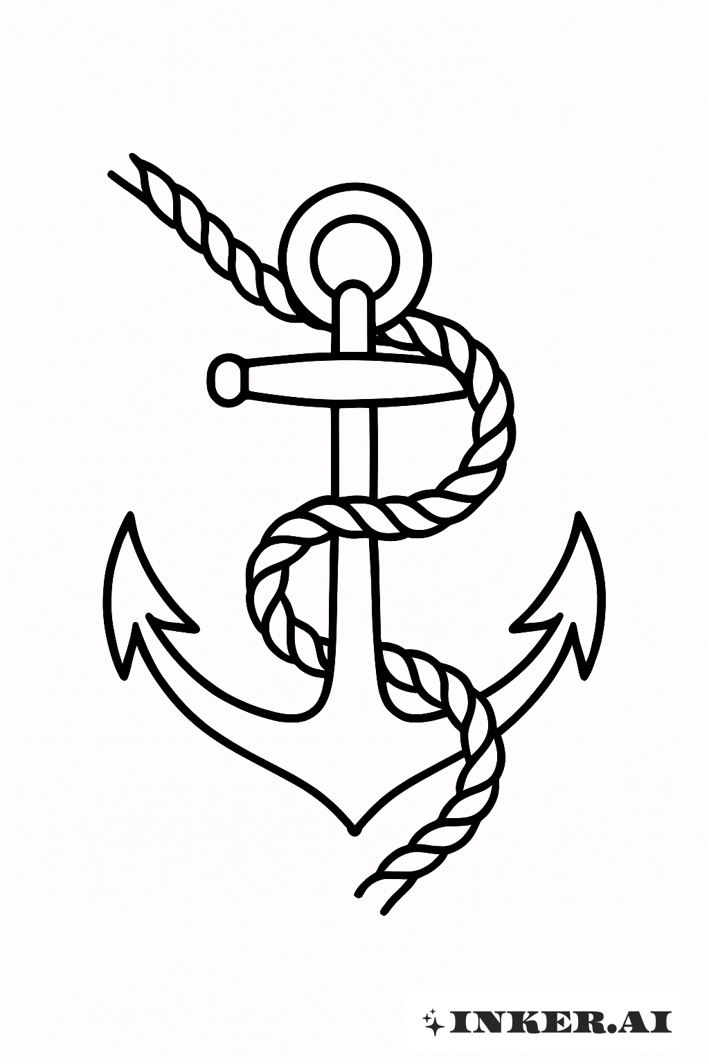 Classic Rope And Anchor