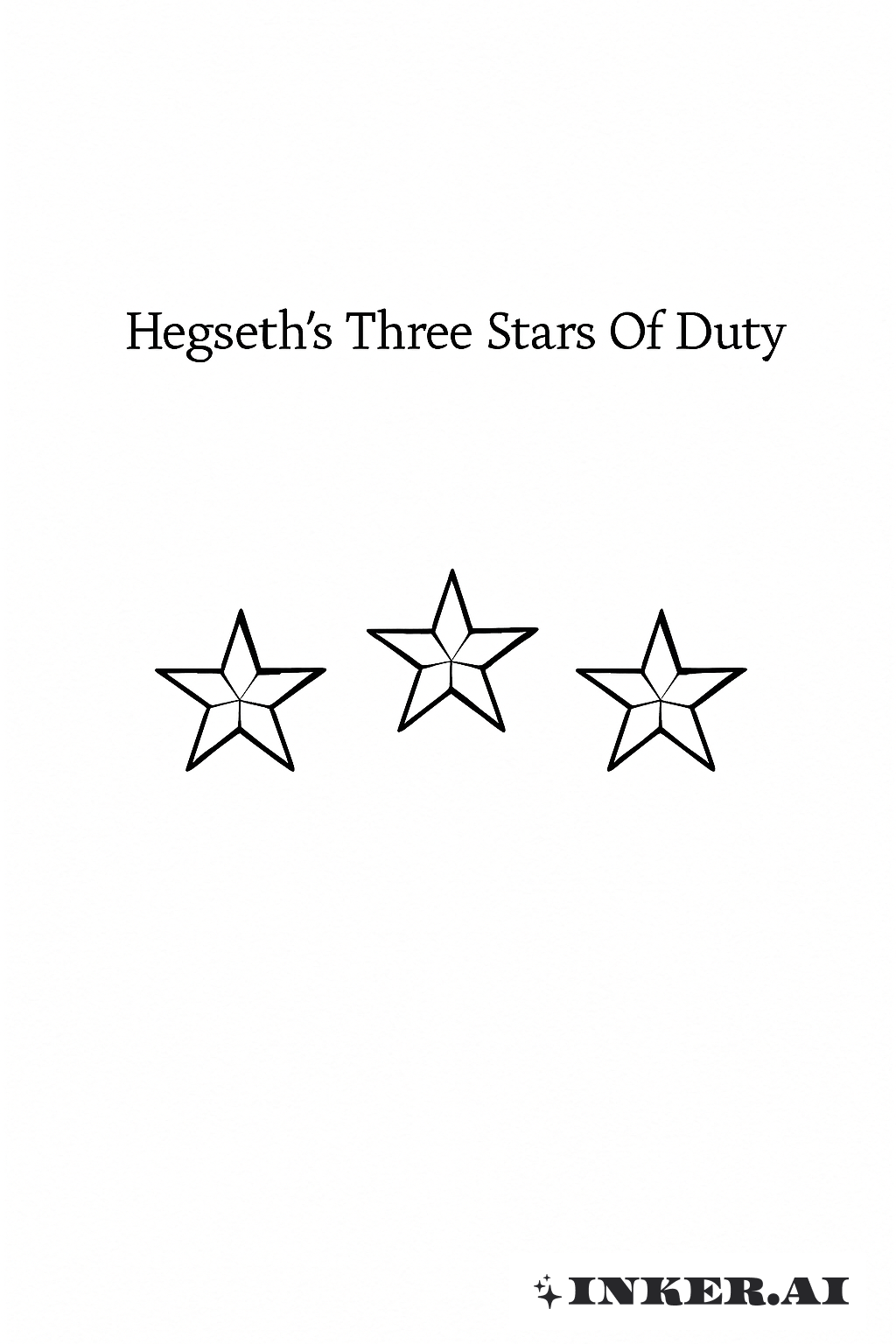 헤그세스의 의무의 세 개의 별