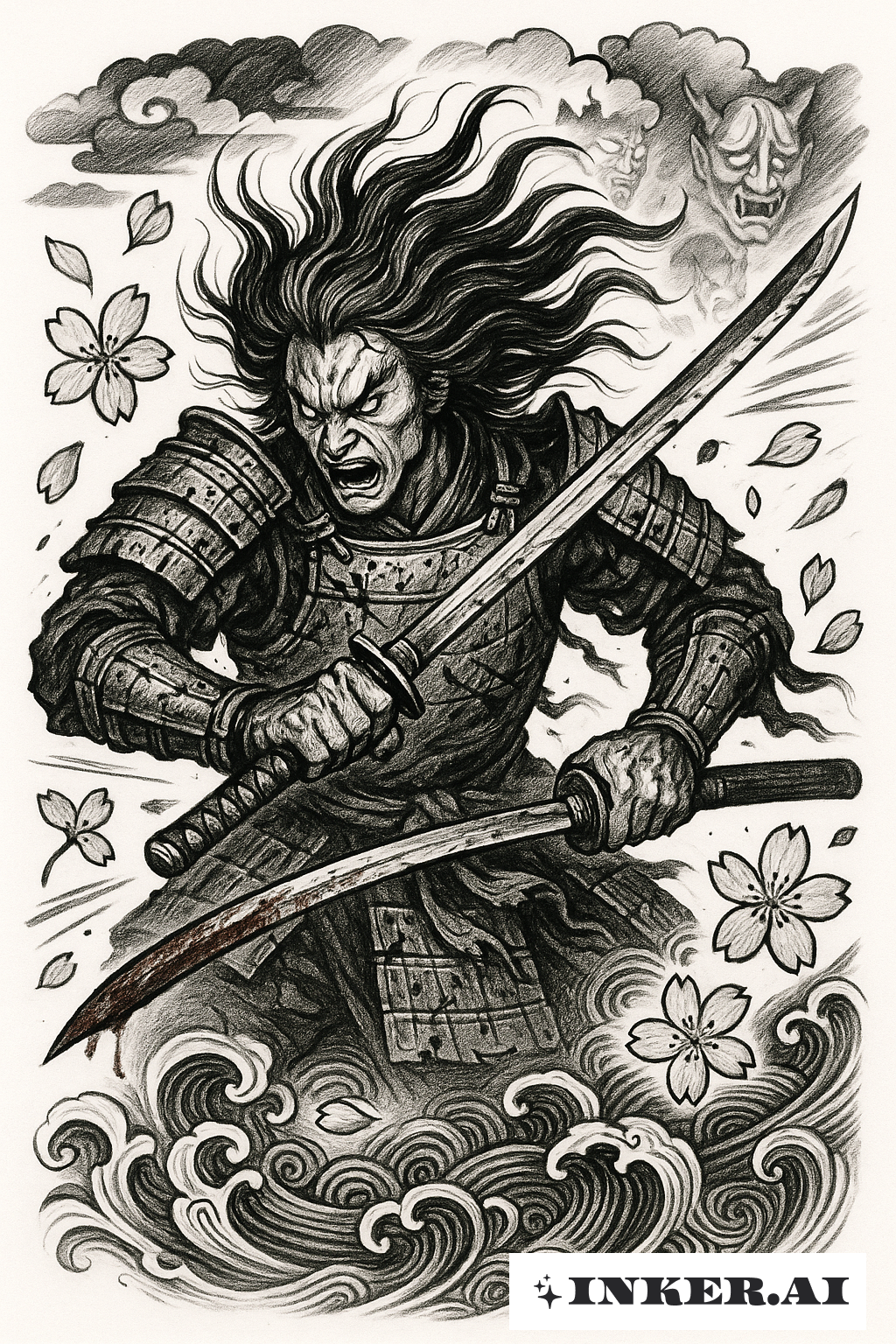 Der Berserker-Samurai der Rache