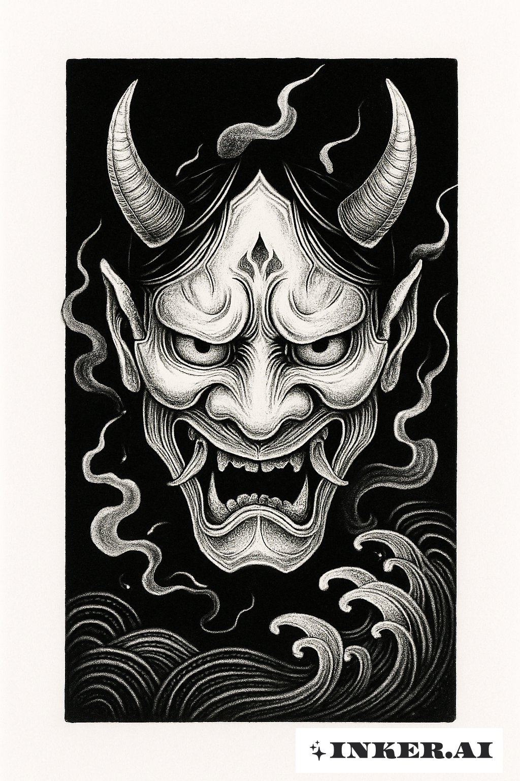 화이트 잉크 오니 마스크 온 블랙아웃