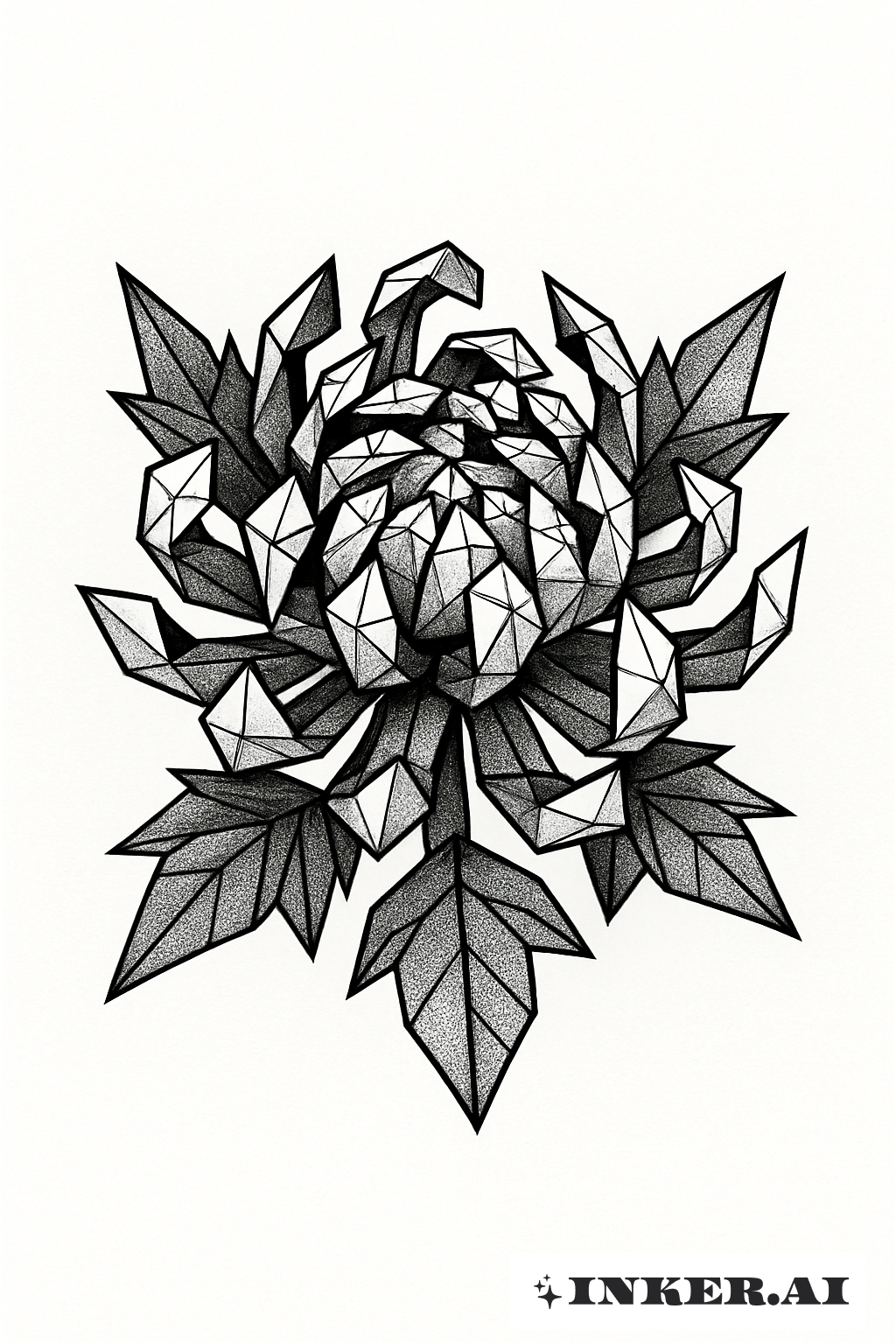 Chrysanthème Yakuza Basse-Poly