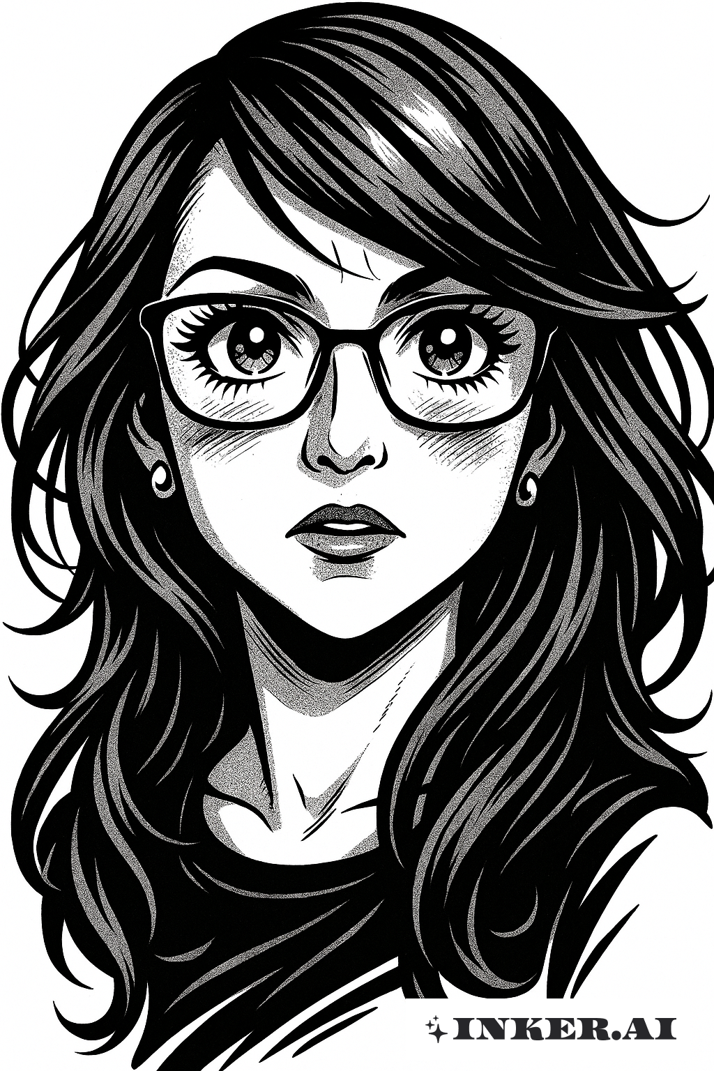 Close-Up Dramático de Anime de Lauren Boebert