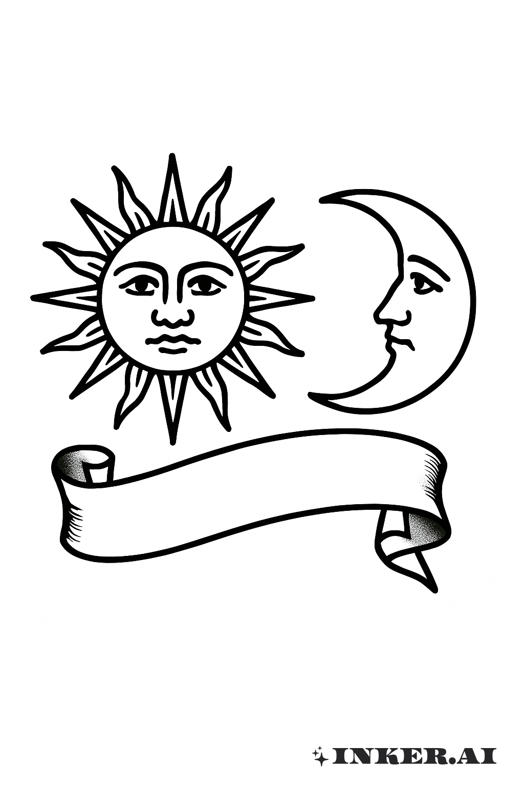 クラシックバナー 日と月の下で