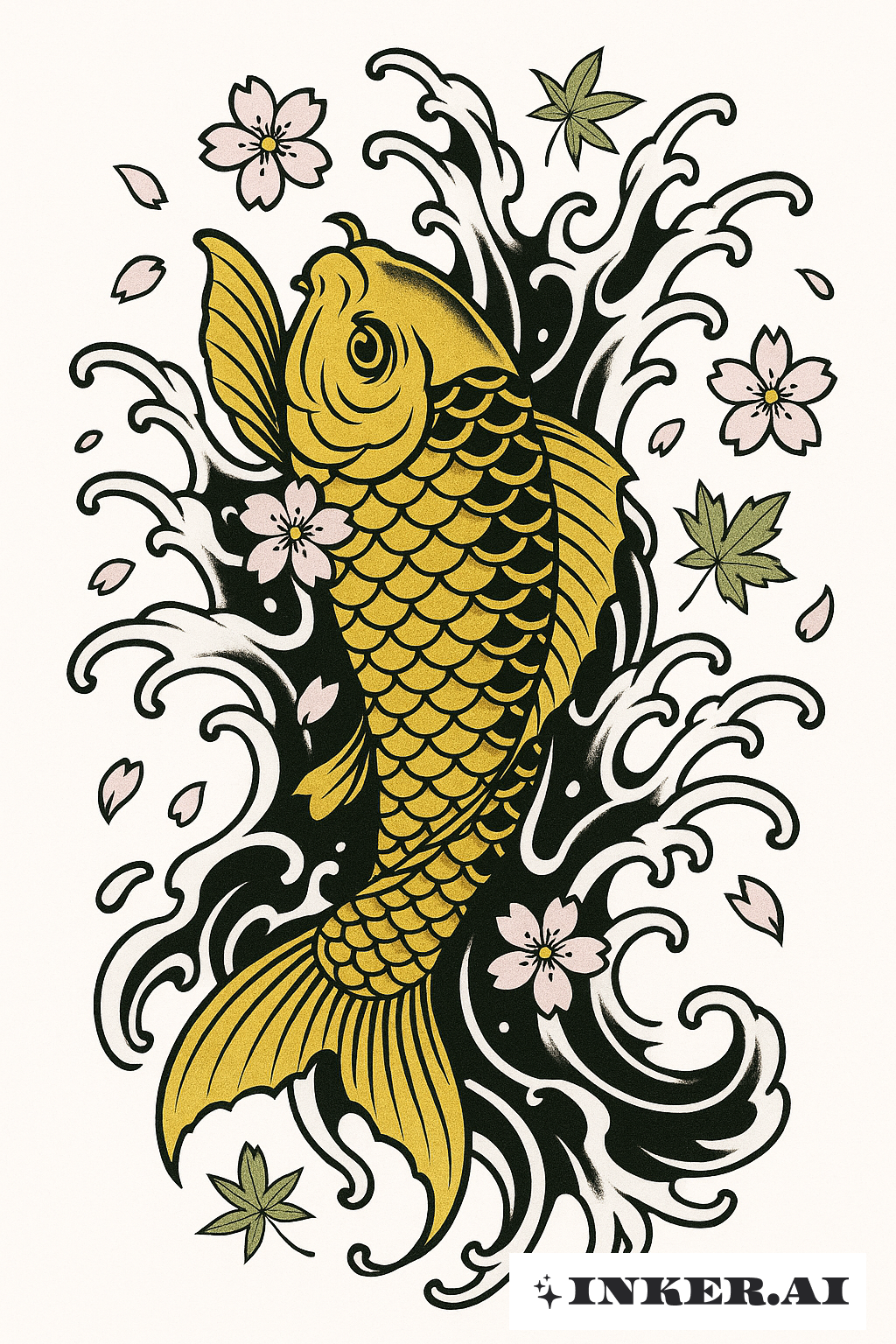 Vảy Vàng Lấp Lánh Của Cá Koi