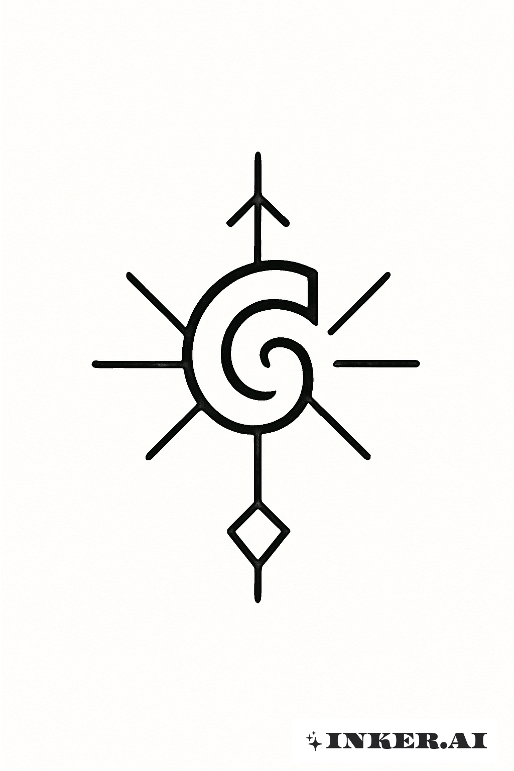 Ein minimalistisches übernatürliches Kainsmal