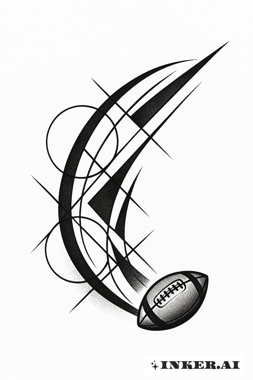 亞倫·羅傑斯傳球的抽象弧線