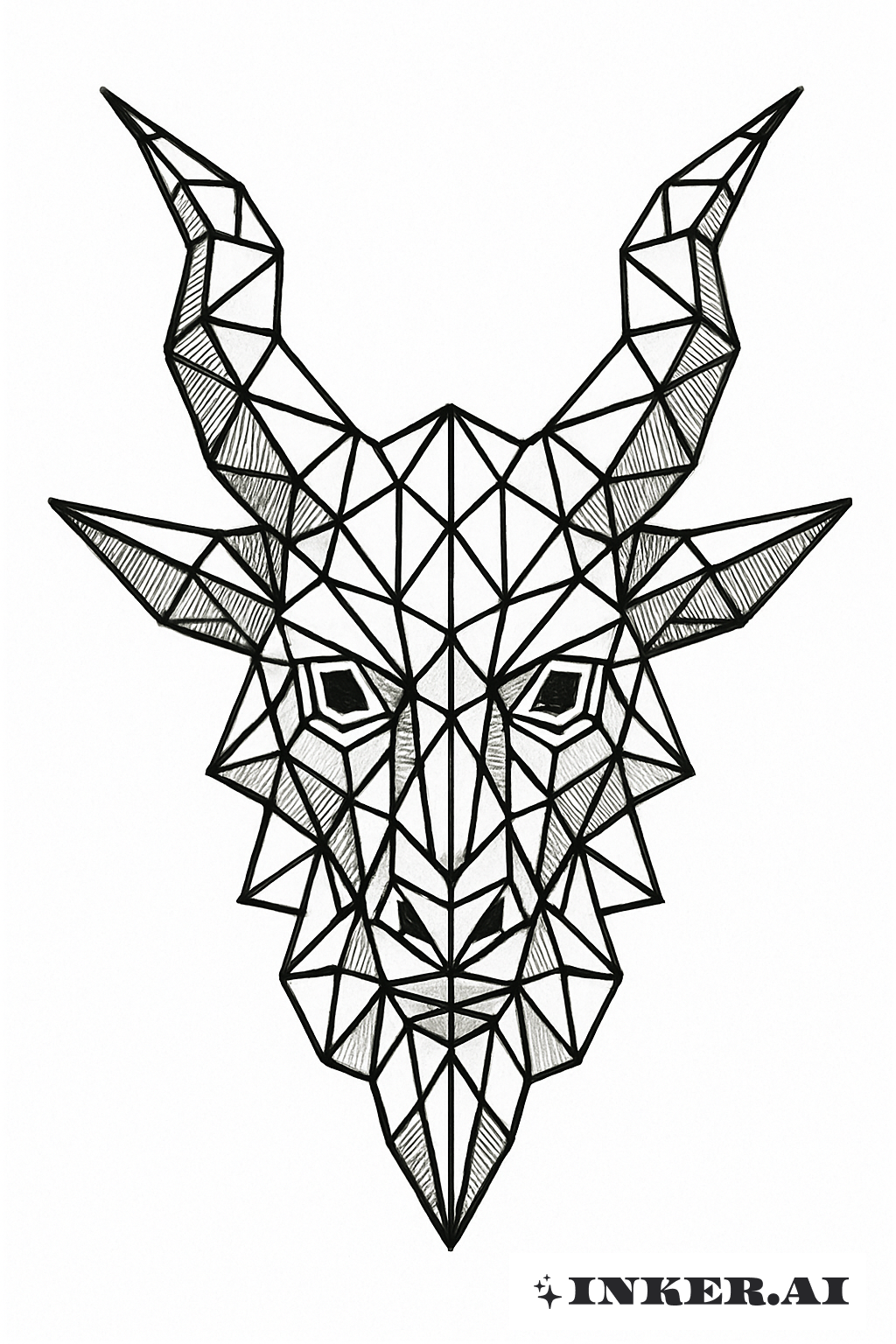 Đầu Baphomet Đa giác