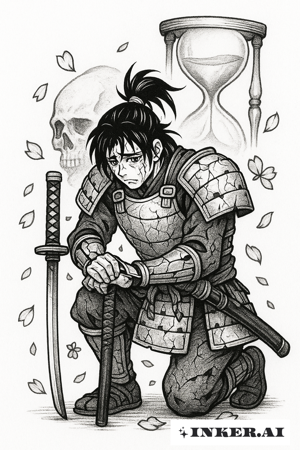 Das letzte Atemzug eines Kriegers - Gedenke des Todes