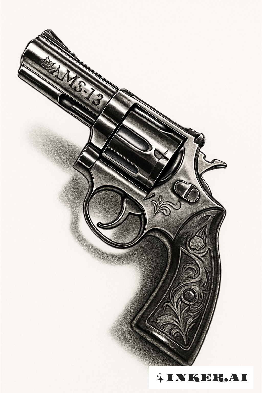 Ein Chrom Revolver für Ms 13