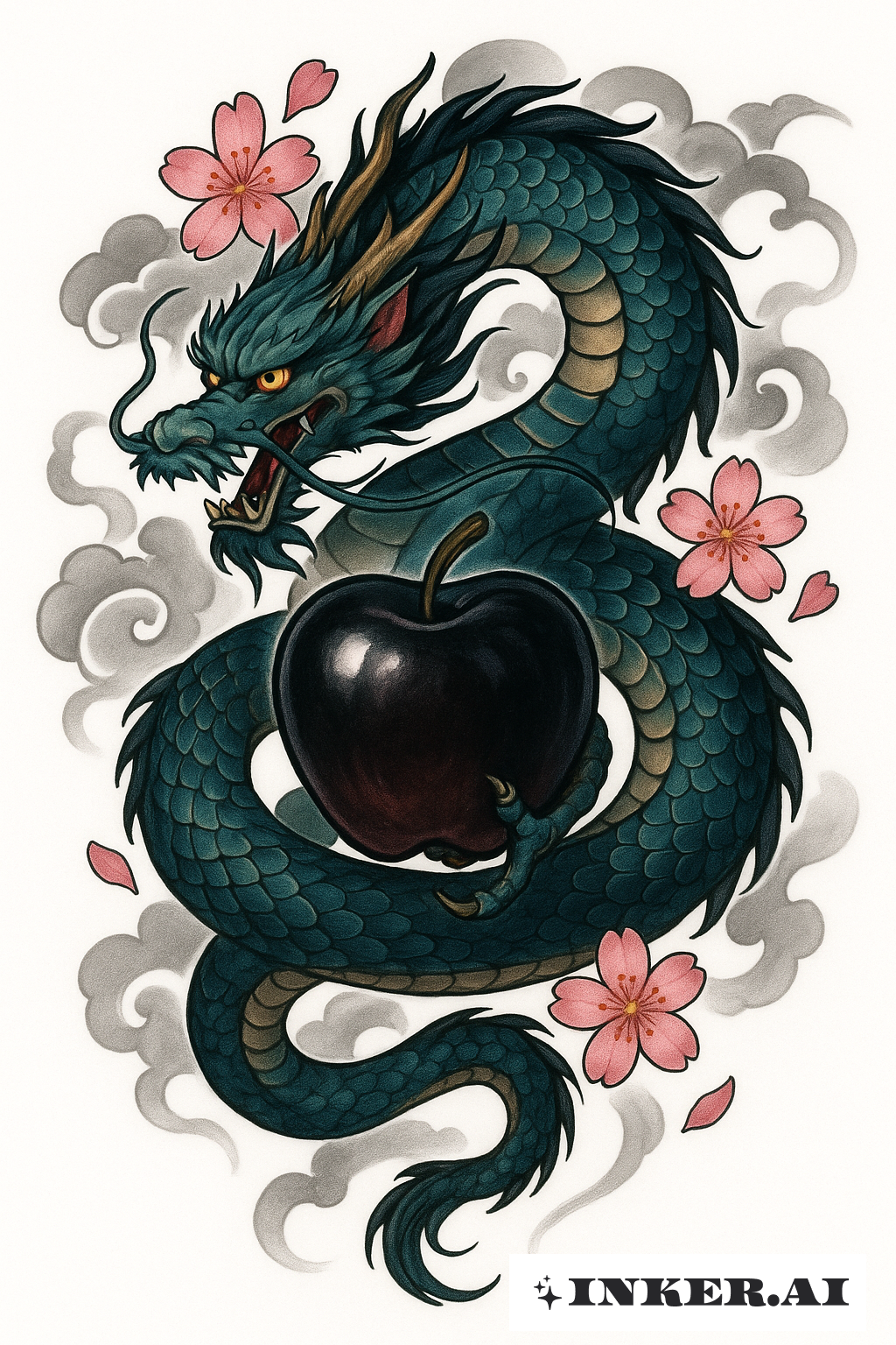 A Dragon Coiled Around the Bad Apple
