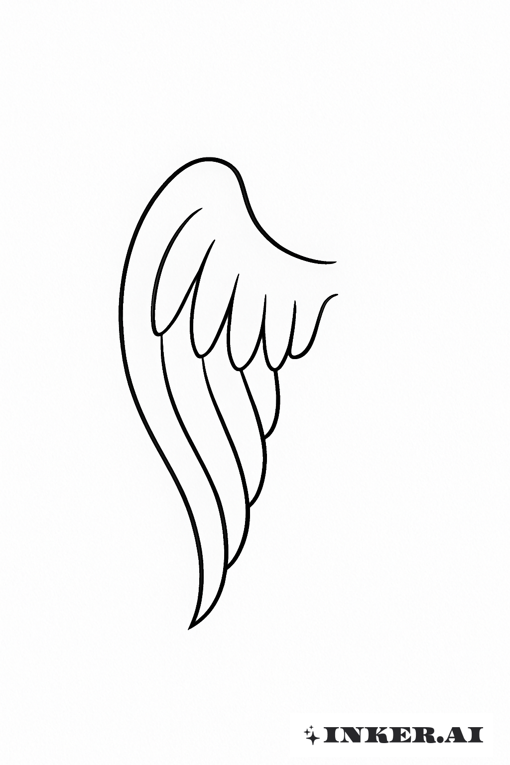 Guardian Angel's Wing Contour