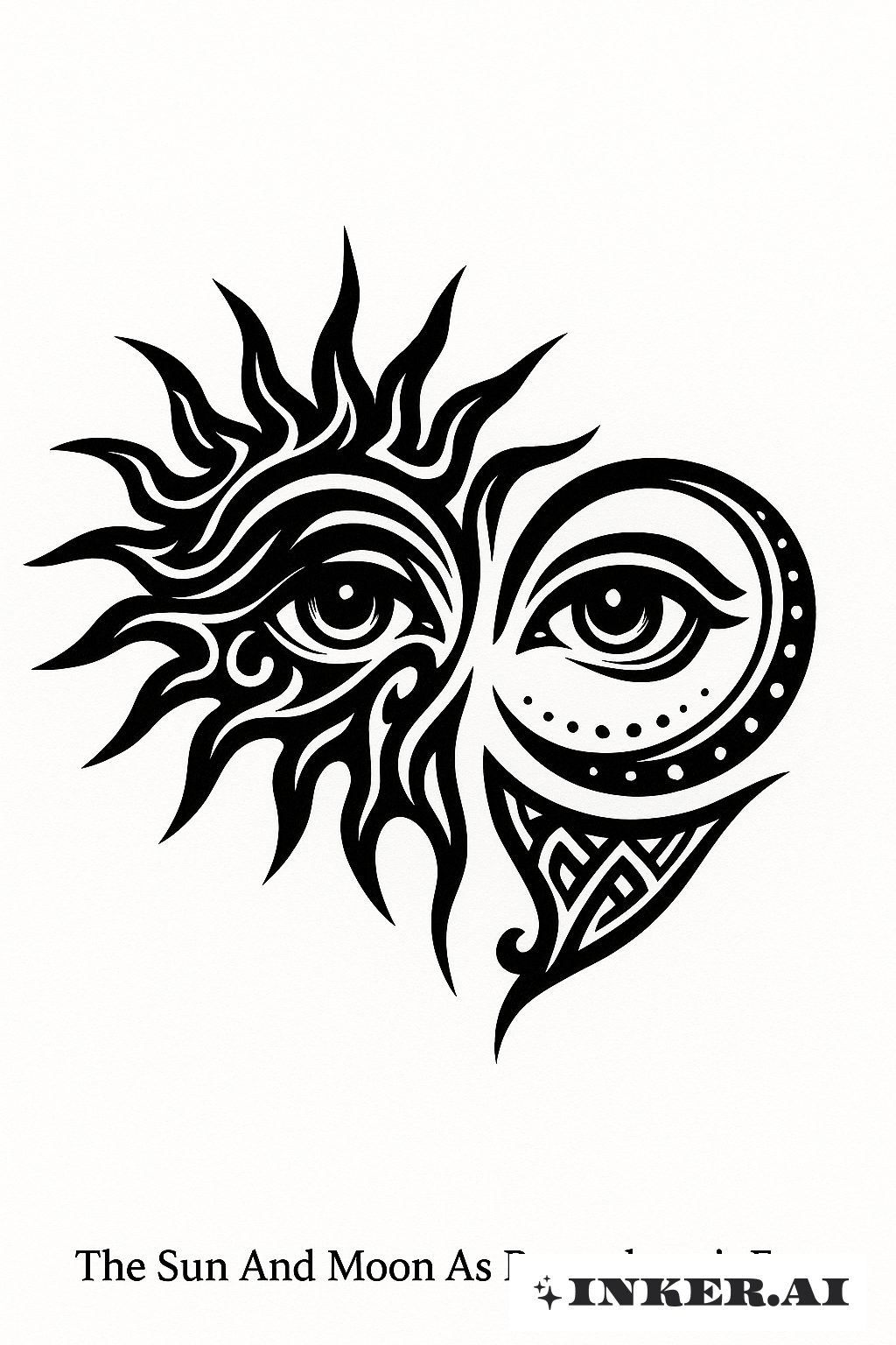The Sun And Moon As Persephone's Eyes