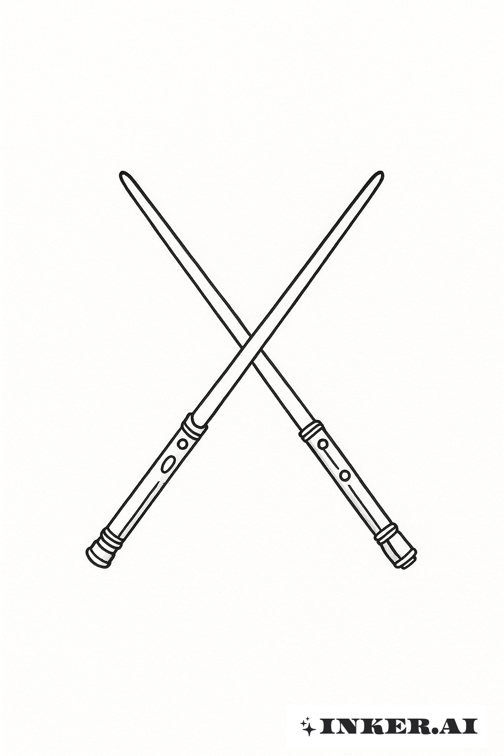 Sabres Minimalistes d'Ahsoka de Star Wars