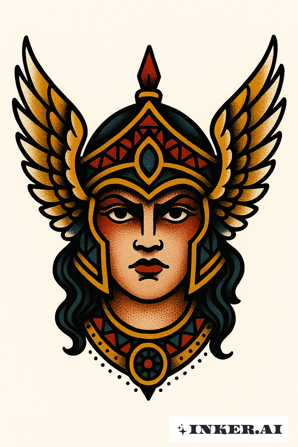 Bold Winged Valkyrie Helmet