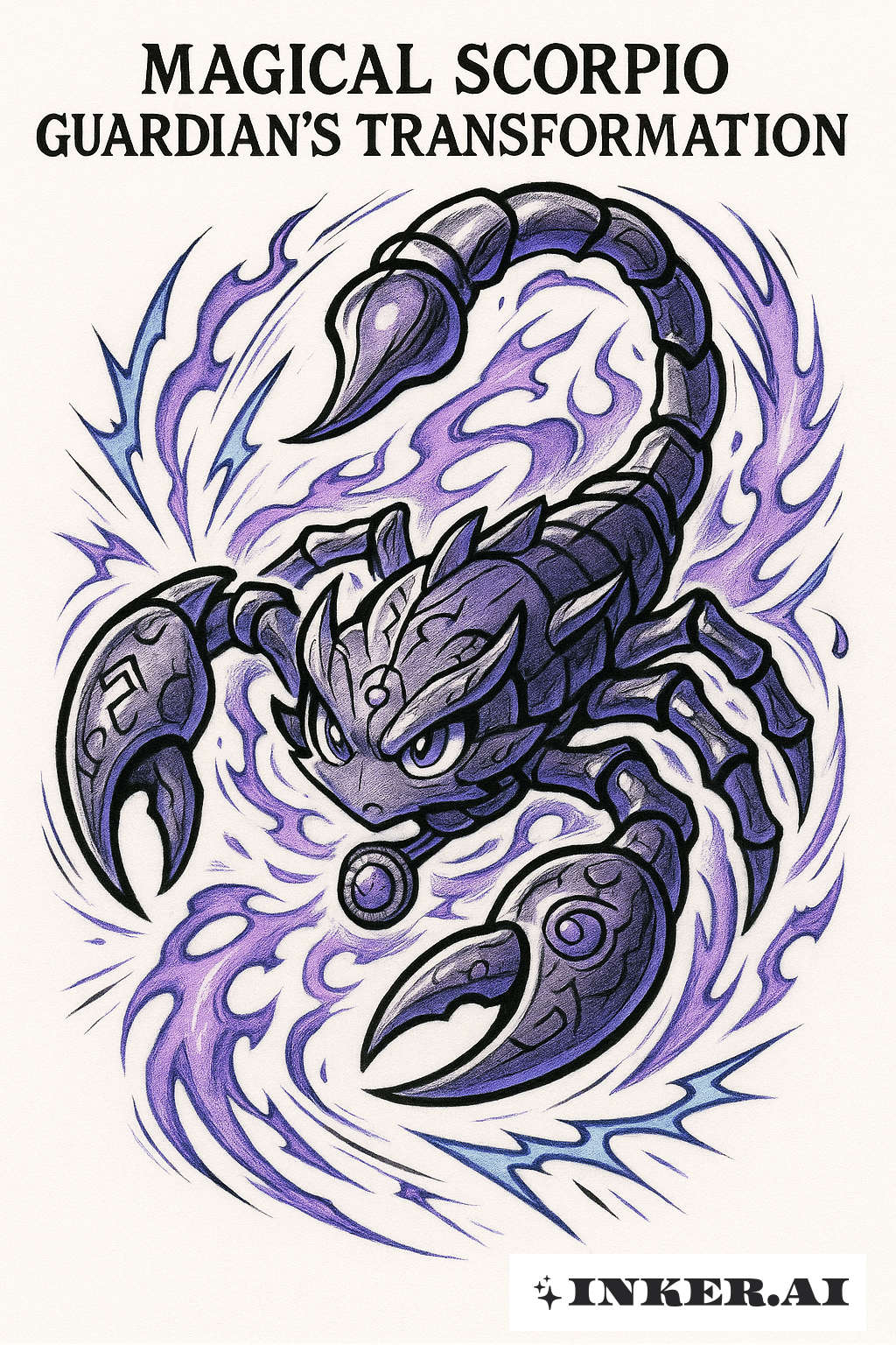 Magical Scorpio Guardian's Transformation
