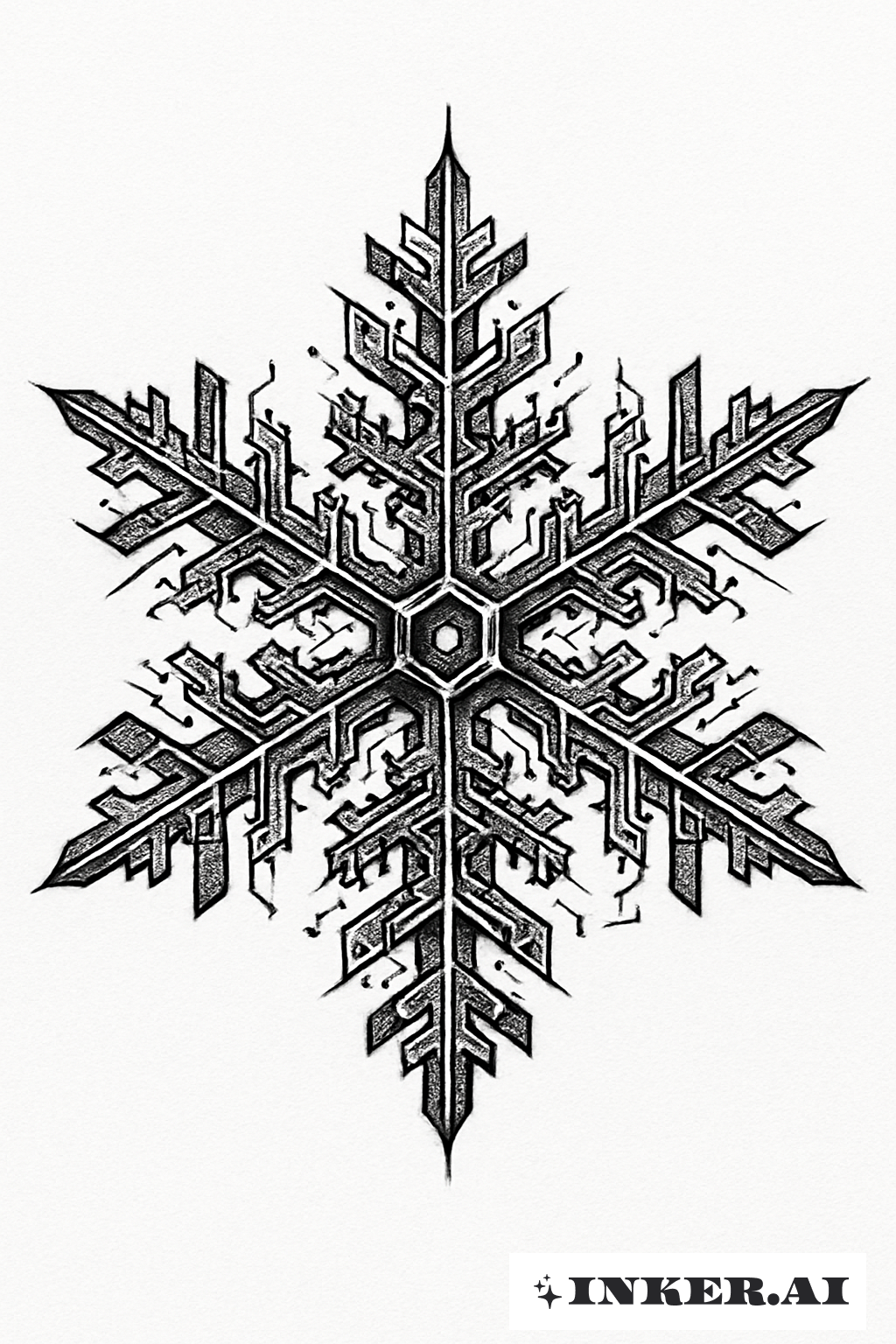 A Fractal Cyber Sigilism Snowflake