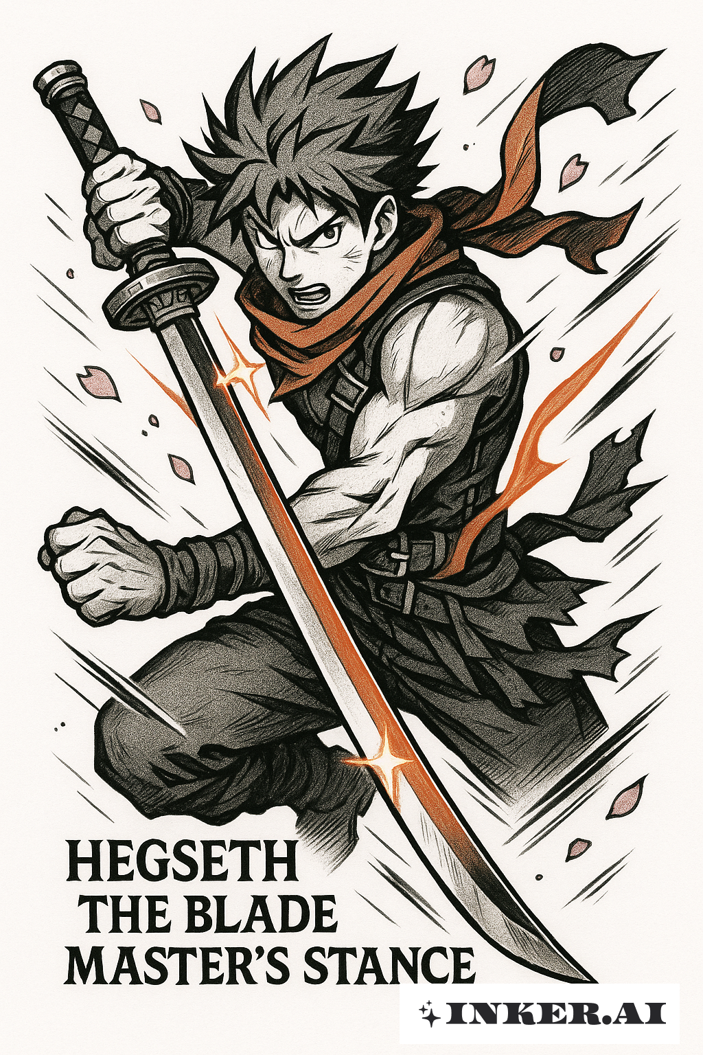 헤그세스 블레이드 마스터의 자세