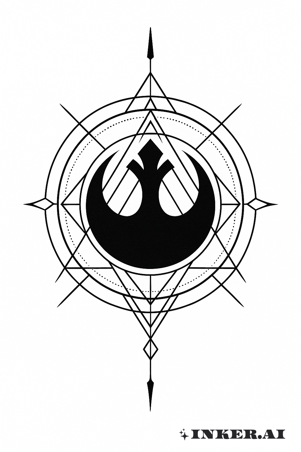 Géométrie Sacrée de l'Alliance Rebelle de Star Wars