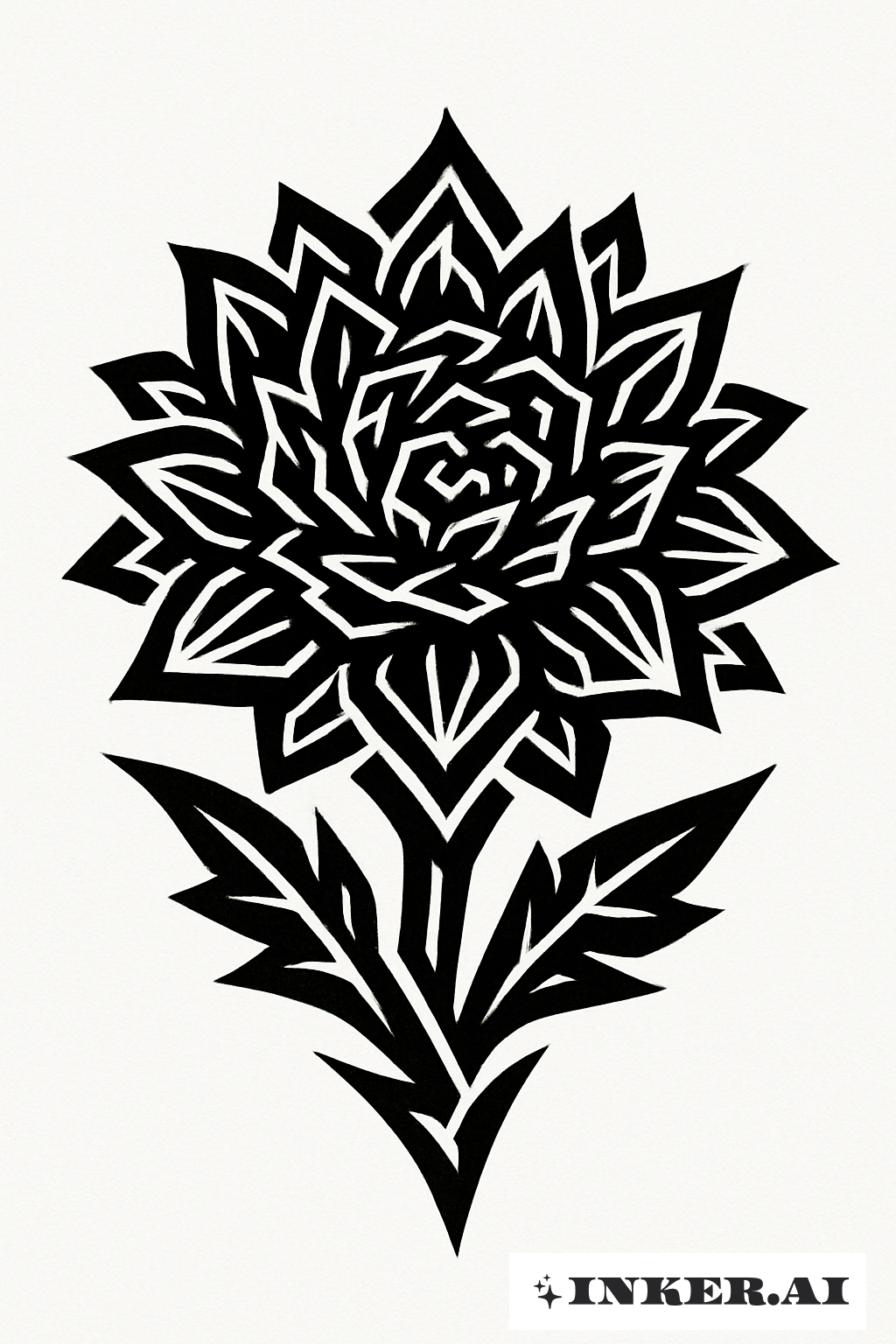 Sharp Angled Tribal Marigold