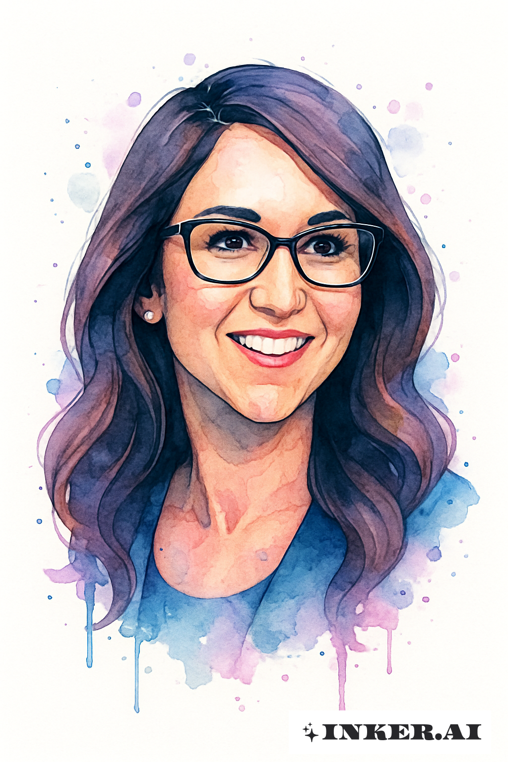 Um Retrato em Aquarela de Lauren Boebert