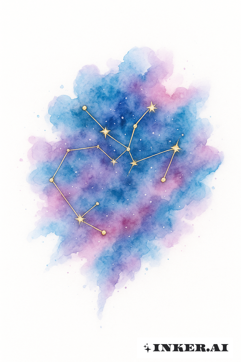 人馬座星雲紋身設計