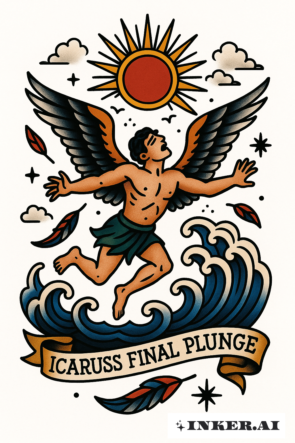 イカロスの海への最後の突進