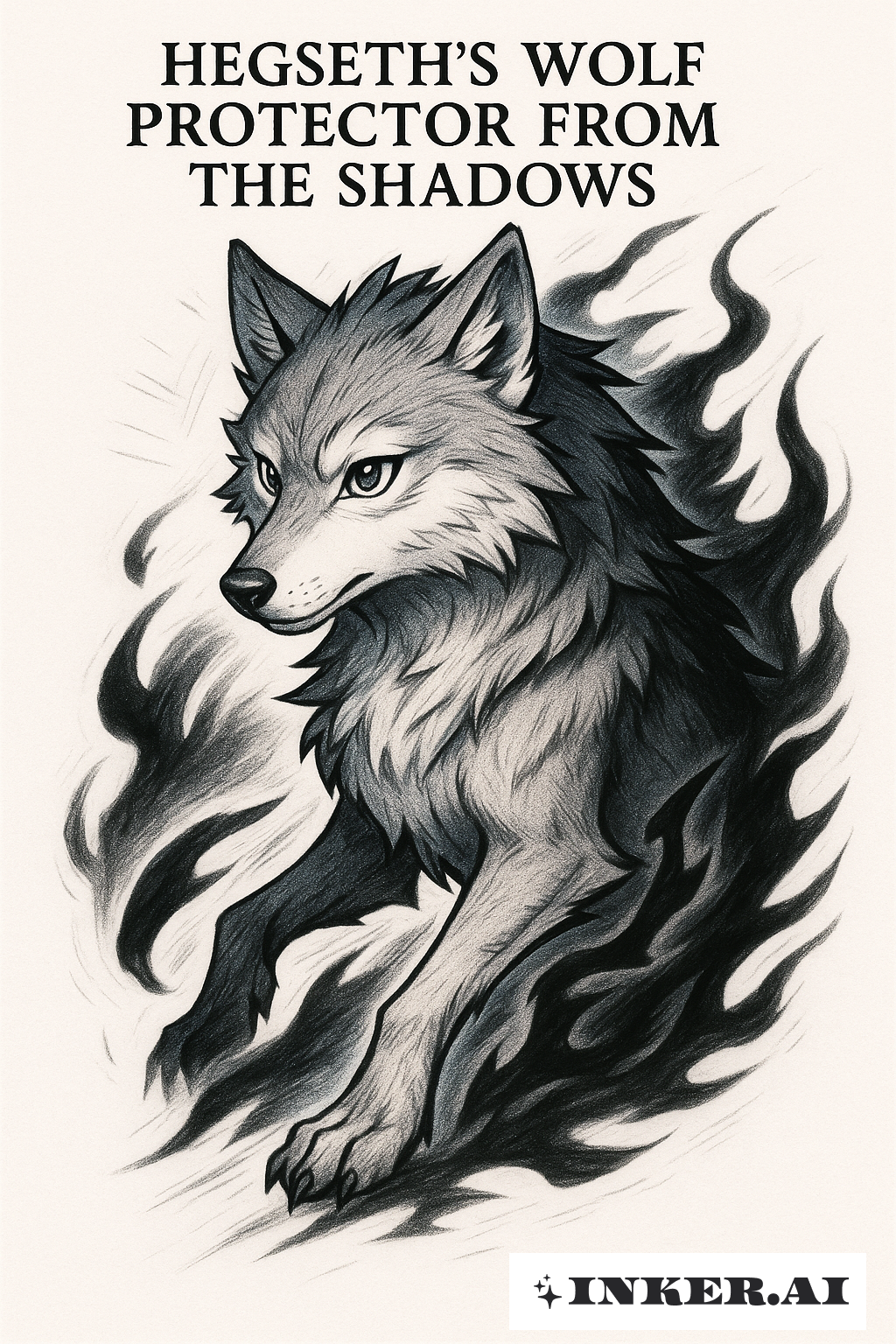 헤그세트의 그림자에서 보호하는 늑대