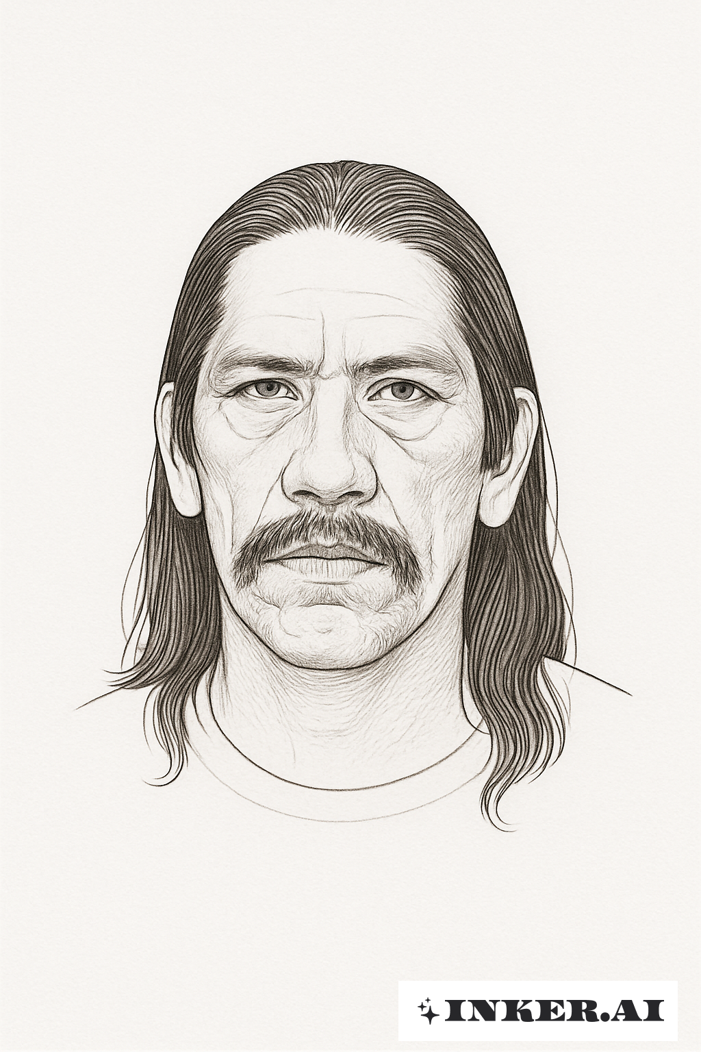 Ein Subtiles Porträt des Jungen Danny Trejo