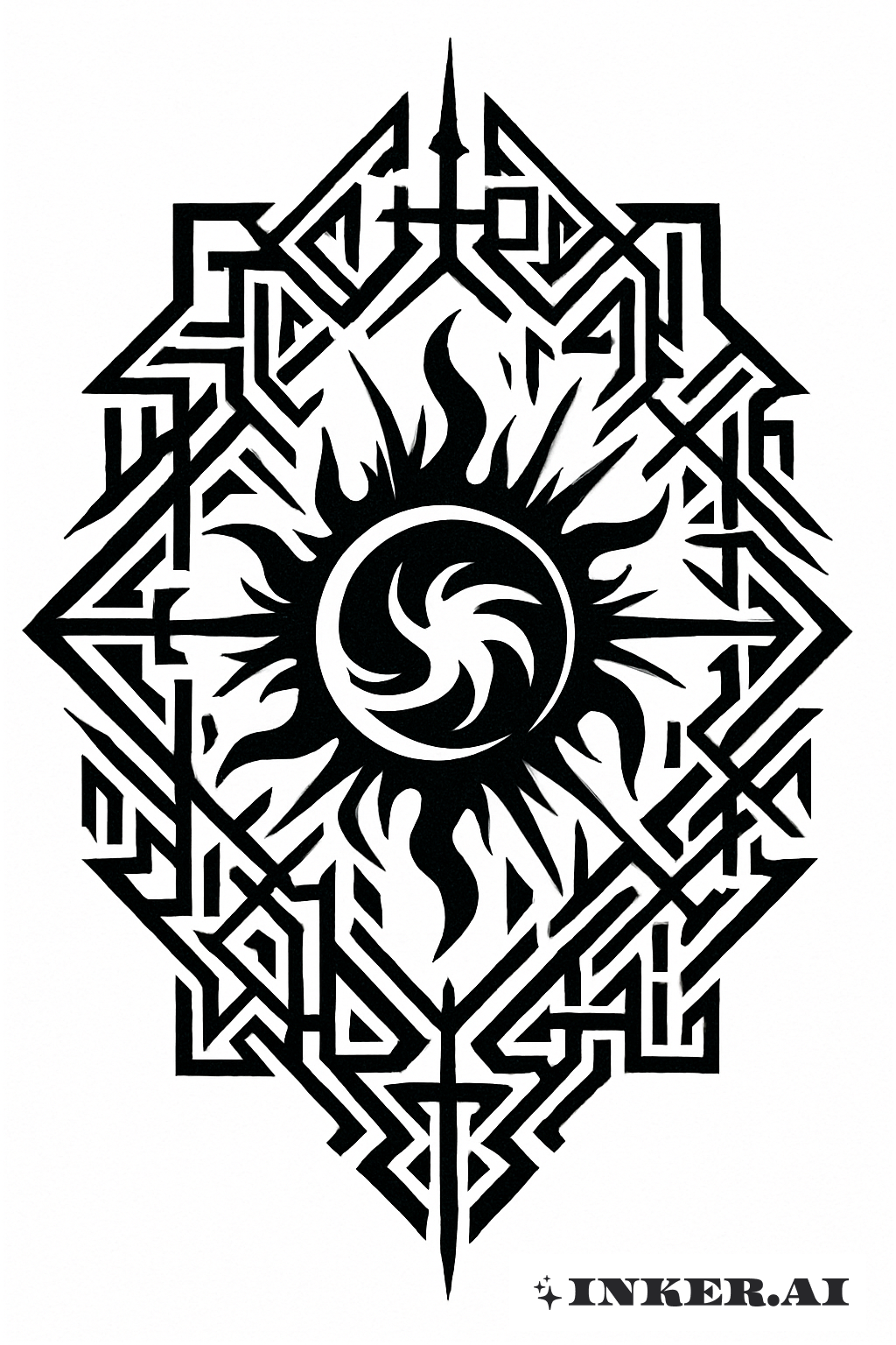 A Tribal Cyber Sigilism Solar Flare