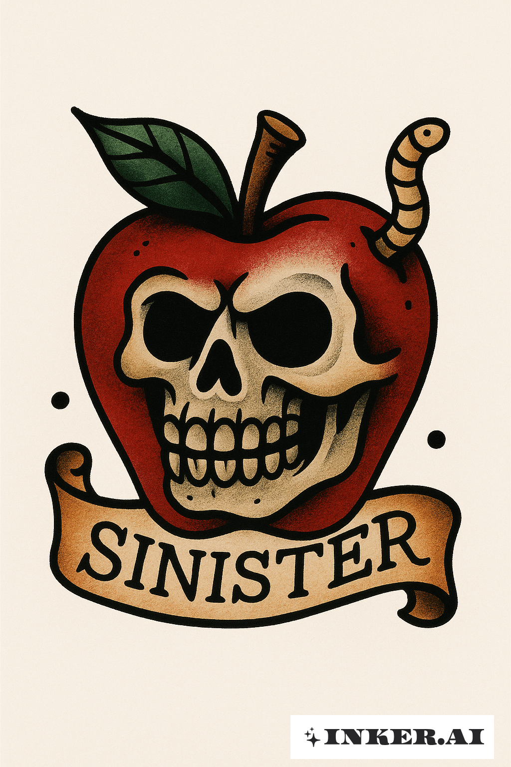 The Skull Faced Bad Apple