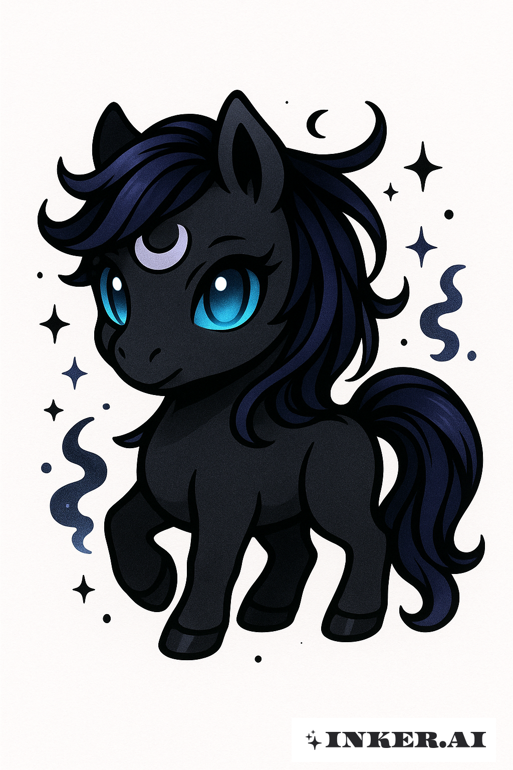 Chibi Nachtpferd