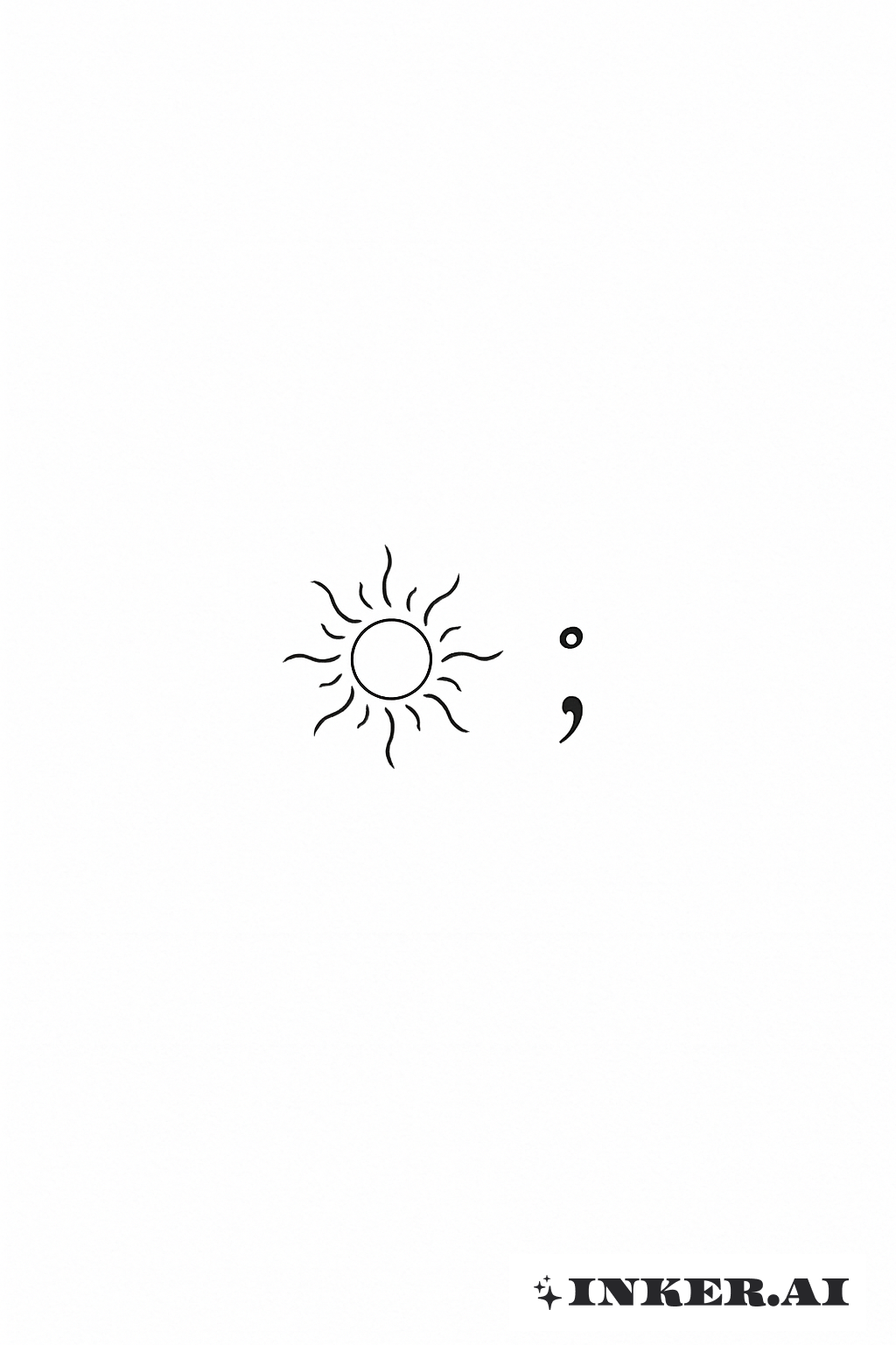 Petit Soleil et Virgule Point-virgule