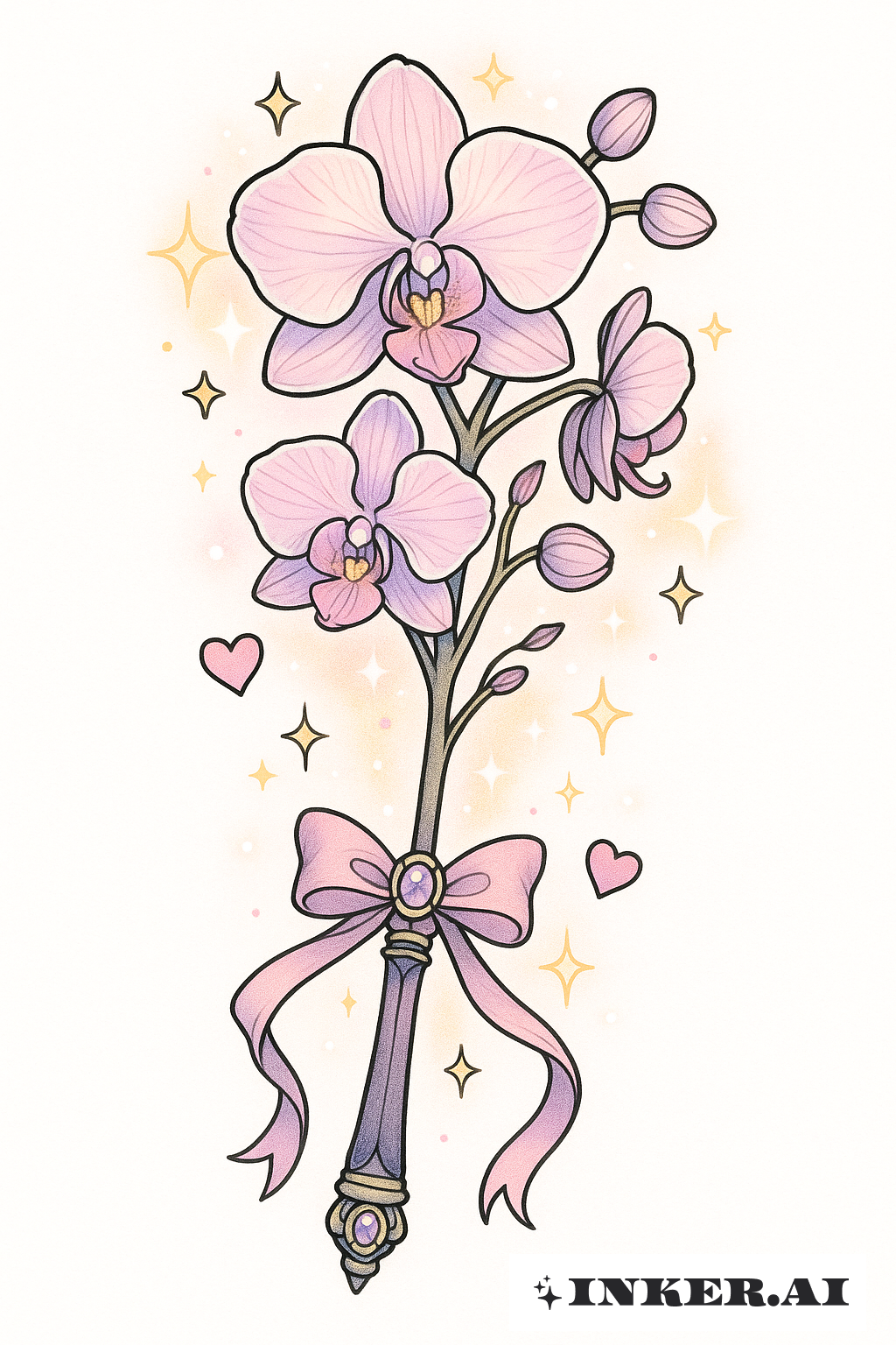 Cetro de Orquídea de la Chica Mágica